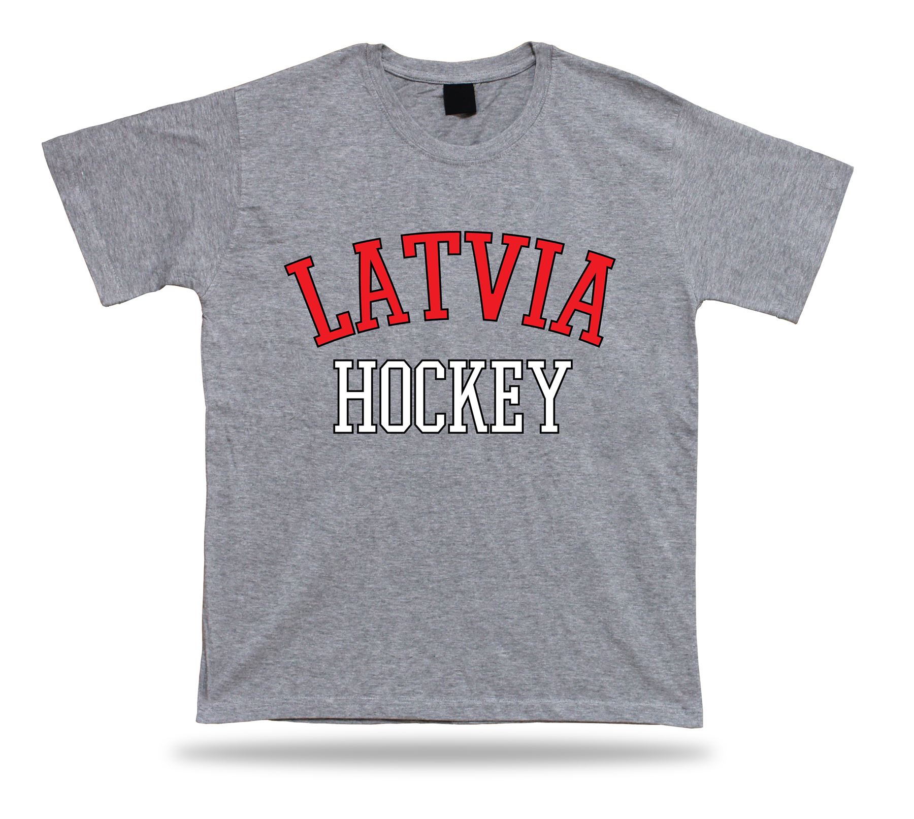 LATVIA HOCKEY tshirt tee international world ice cup olympic sport