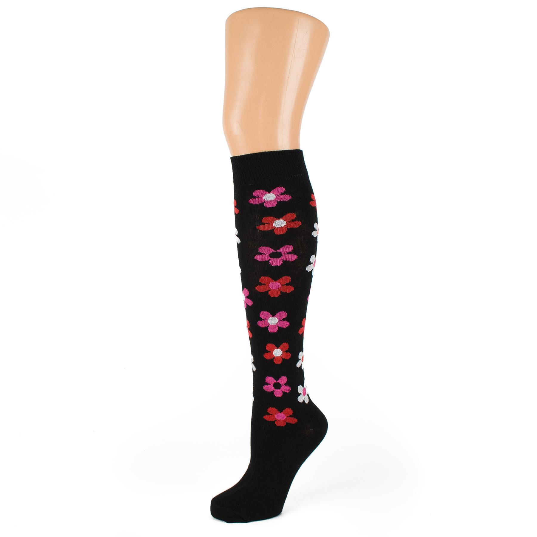 Knee High Socks With Daisy Flowers eBay