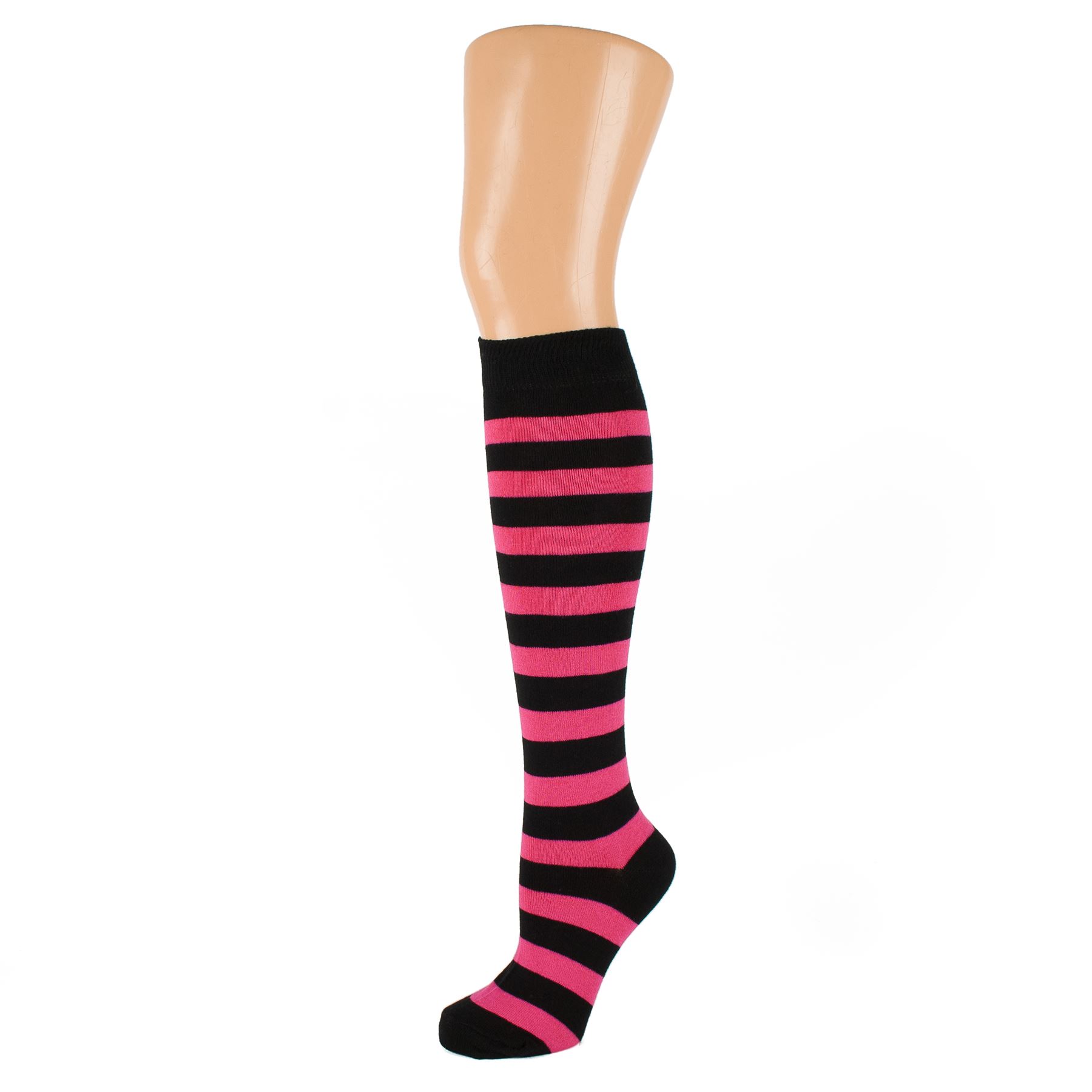 Thick Striped Knee High Socks eBay