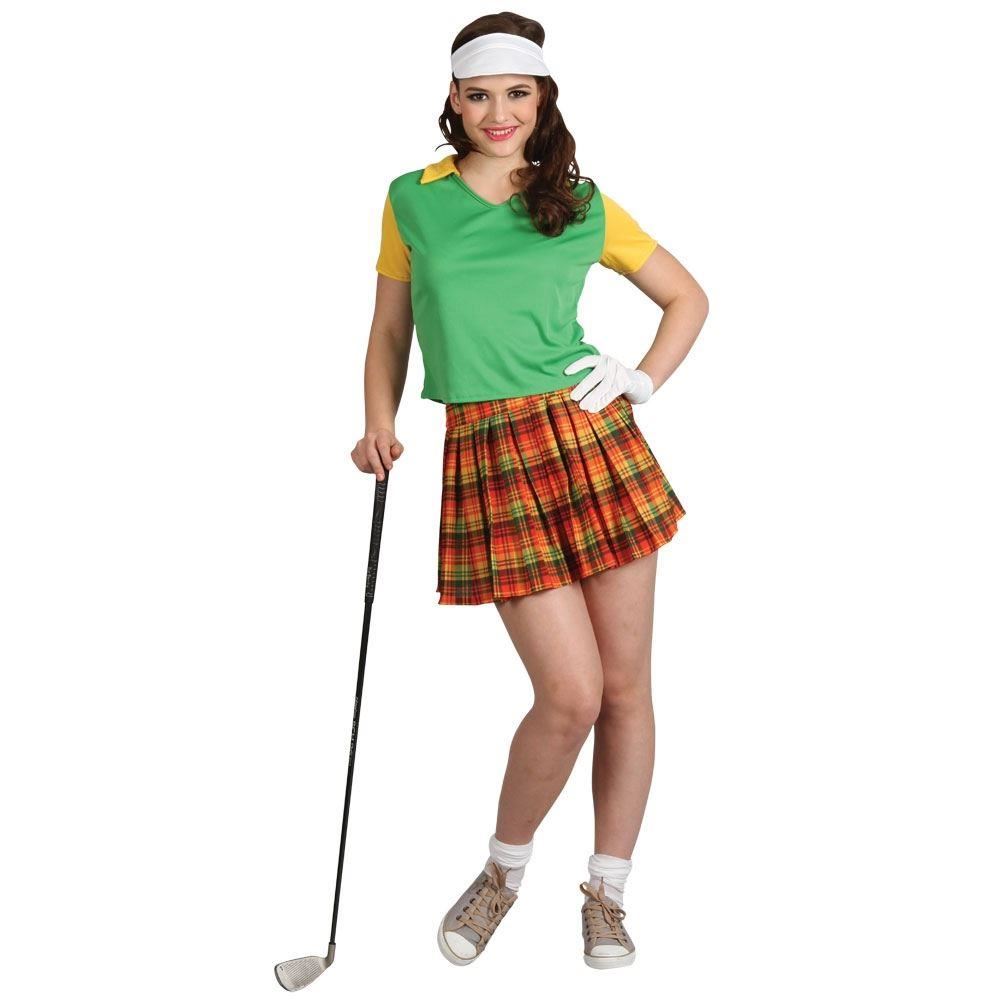 MENS LADIES GOLFER FANCY DRESS OUTFIT STAG PUB NIGHT OUT UNIFORM COMEDY