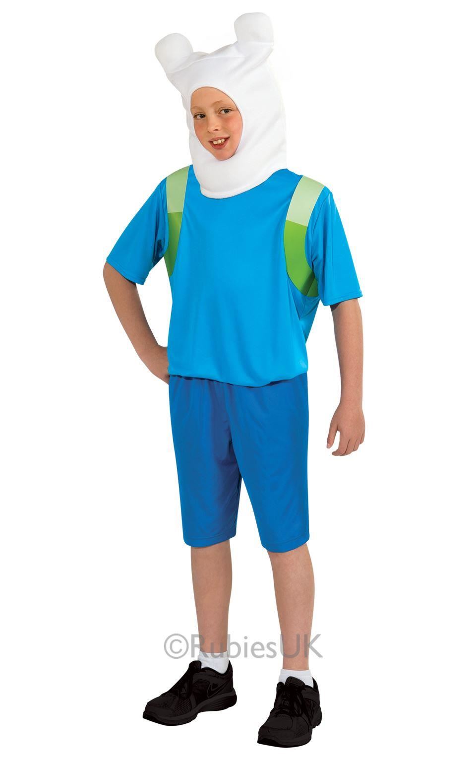 Boys Adventure Time Finn The Human Jake The Dog Cartoon Book Week Outfit Costume