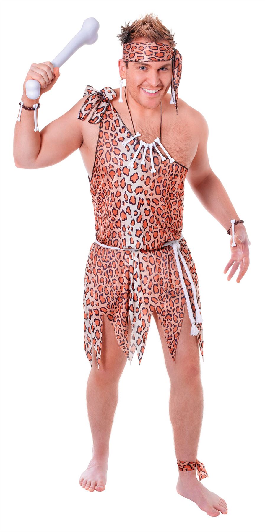 CAVE MAN TARZAN / CAVE WOMAN JUNGLE JANE ANIMAL PRINT FANCY DRESS