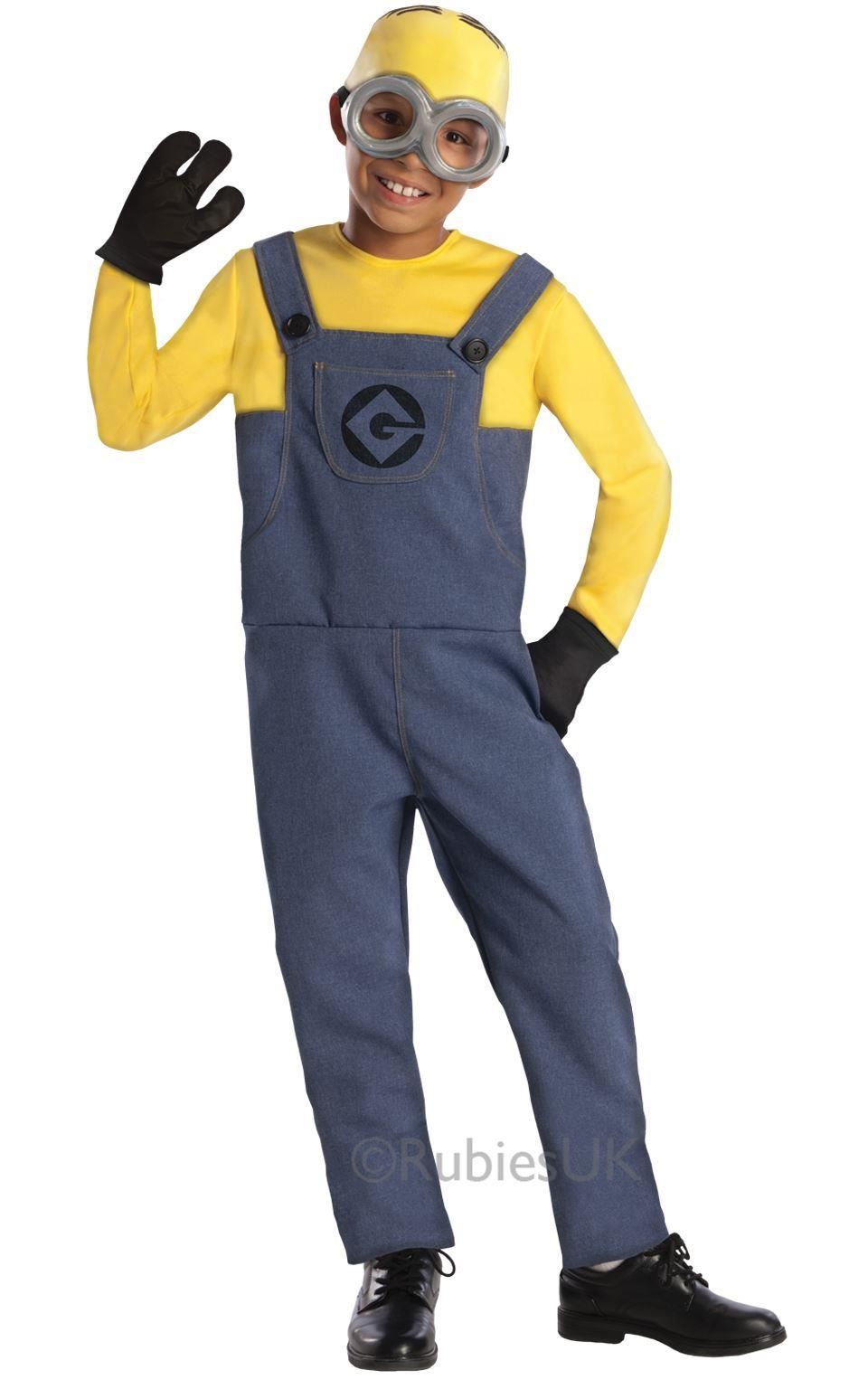NEW ADULT LADIES MENS DESPICABLE ME GRU DAVE BOB MINION FANCY DRESS