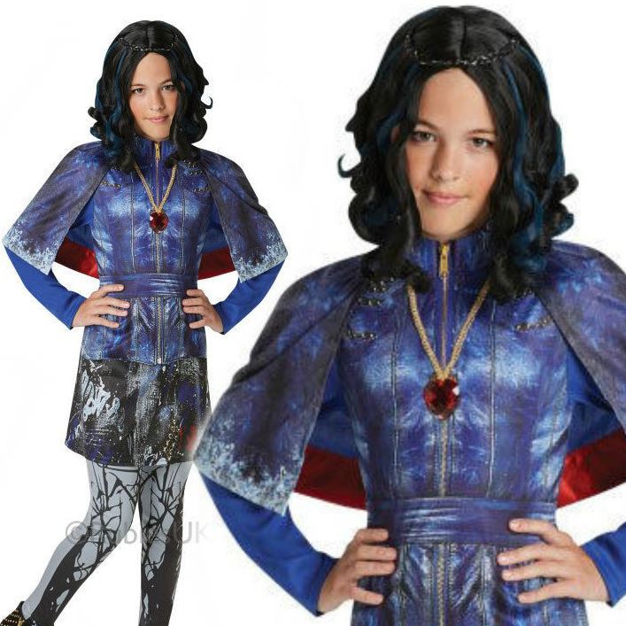 Child Disney Descendants Evie Deluxe Fancy Dress Costume Isle Of The