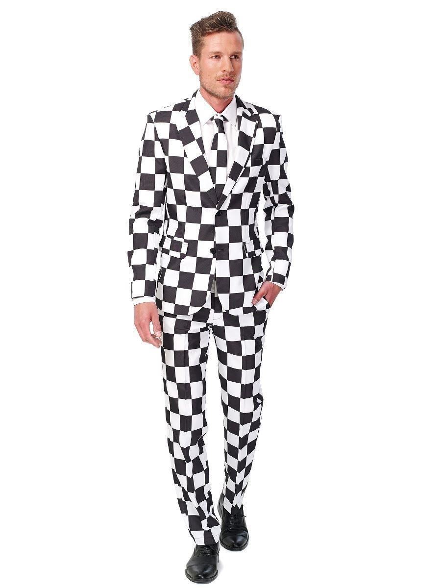 Mens Suitmeister Novelty Suit Adults Fancy Dress Stag Do Funny Freshers