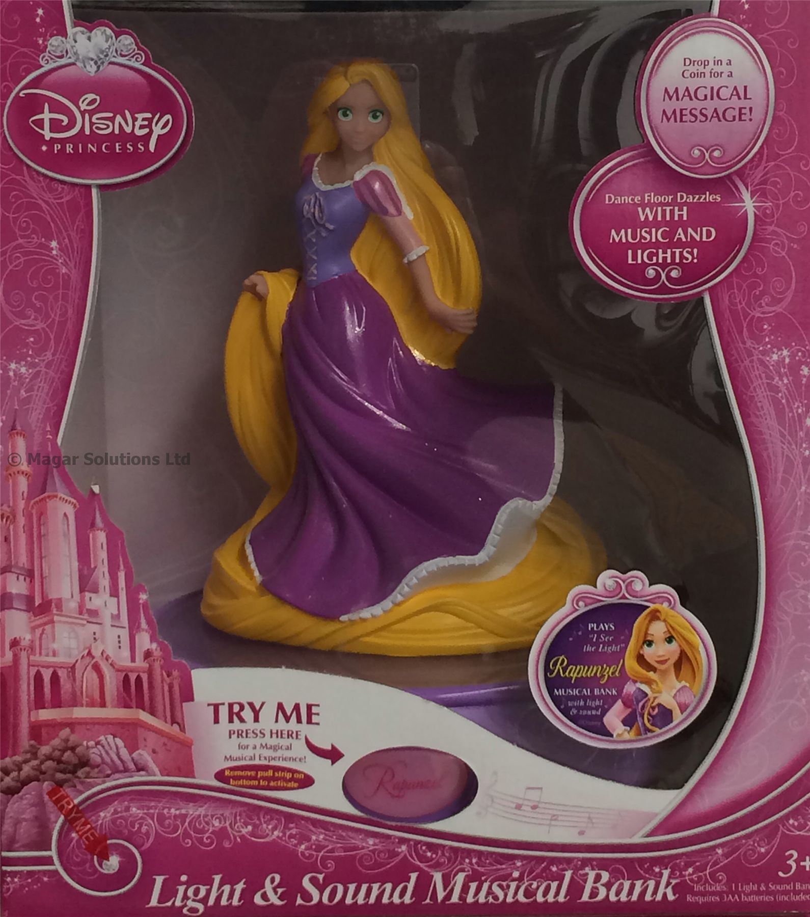 Disney Princess Magical Light & Sound Musical Singing Money Bank/Box eBay