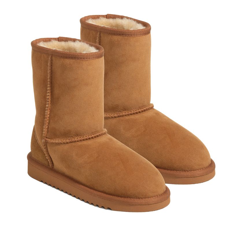 Kirkland Australian Sheepskin Kids Girls Shearling Boots Shoes Junior