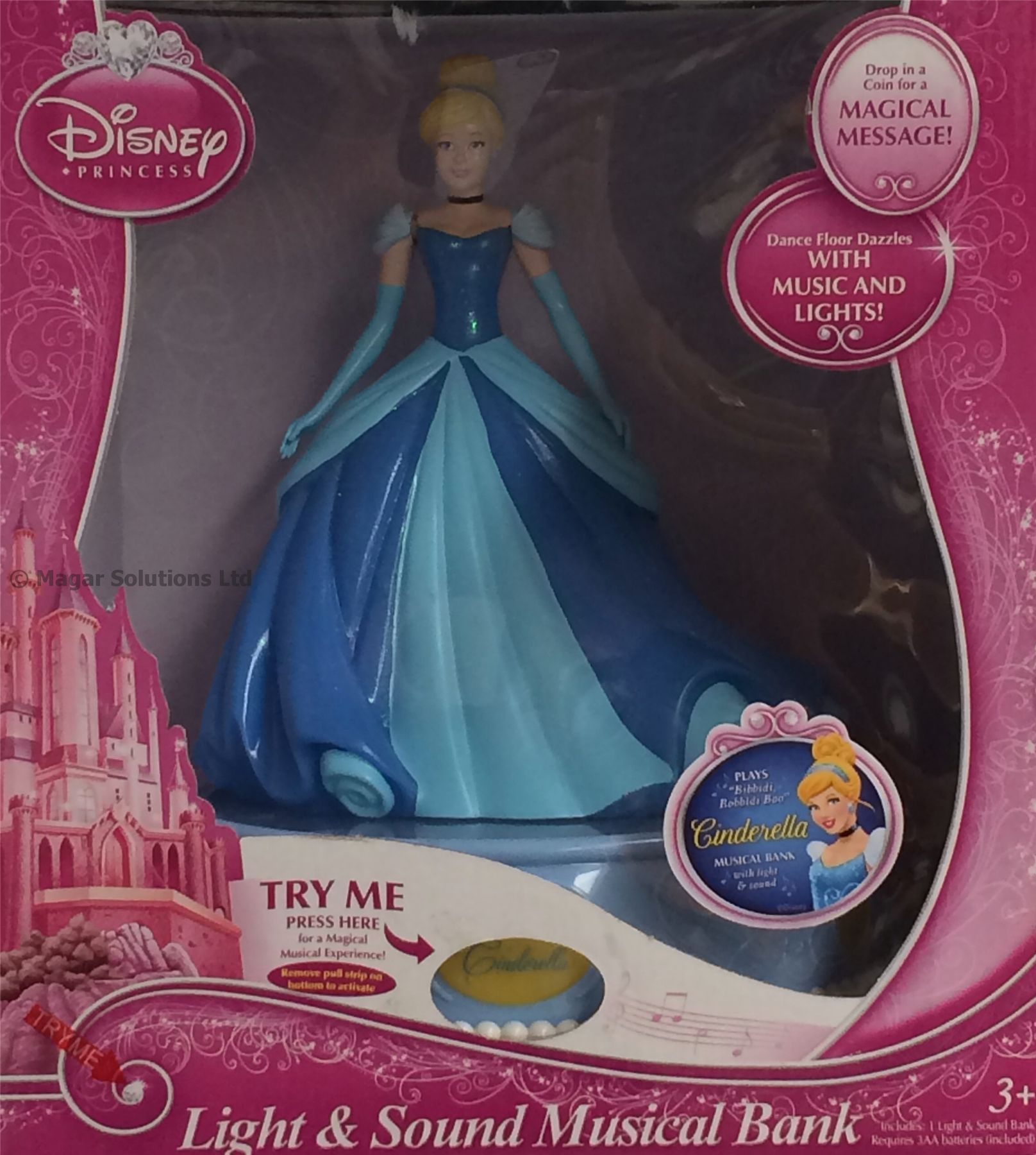 Disney Princess Magical Light & Sound Musical Singing Money Bank/Box eBay