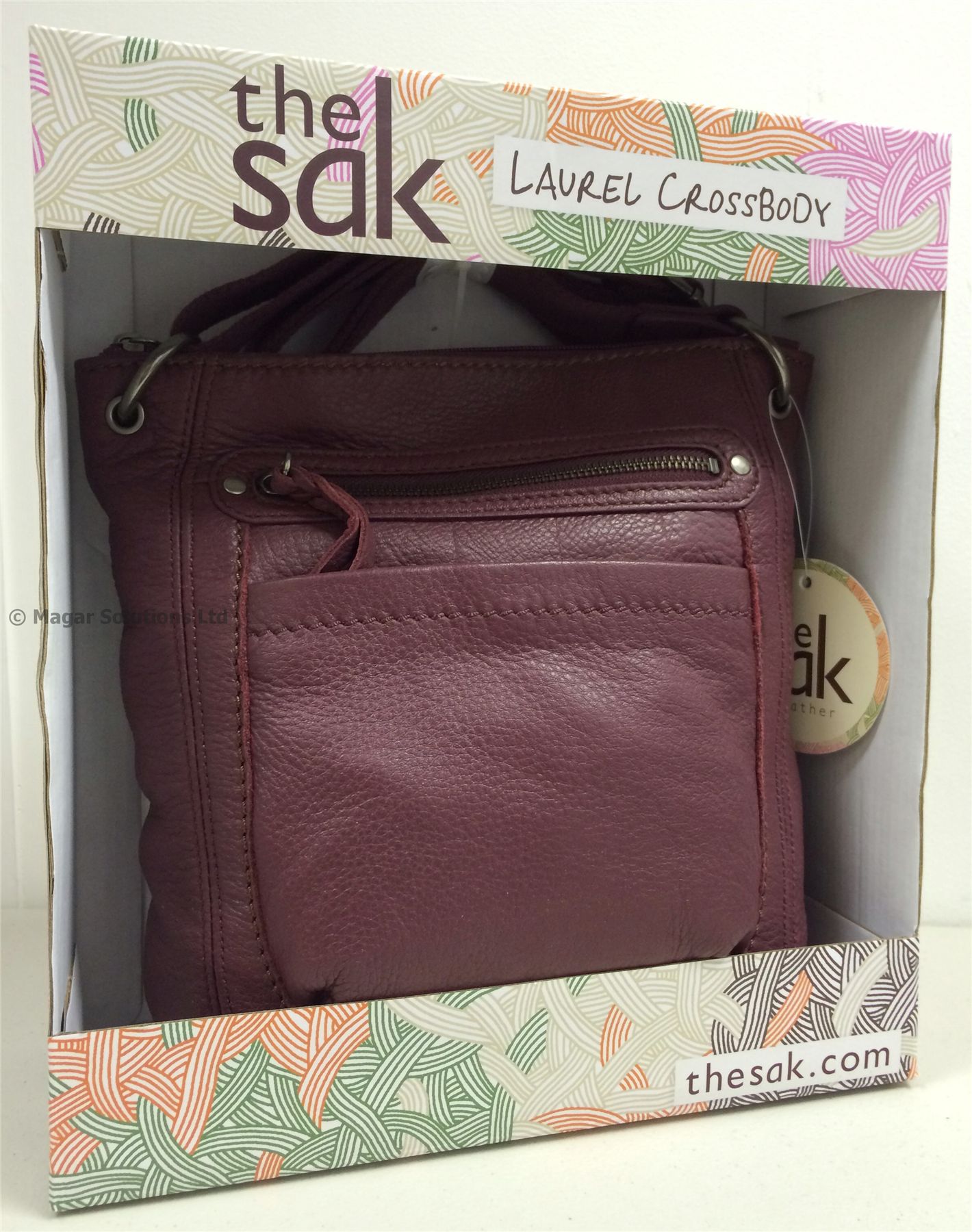 The SAK Laurel Crossbody Ladies Handbag Purse Satchel Leather eBay
