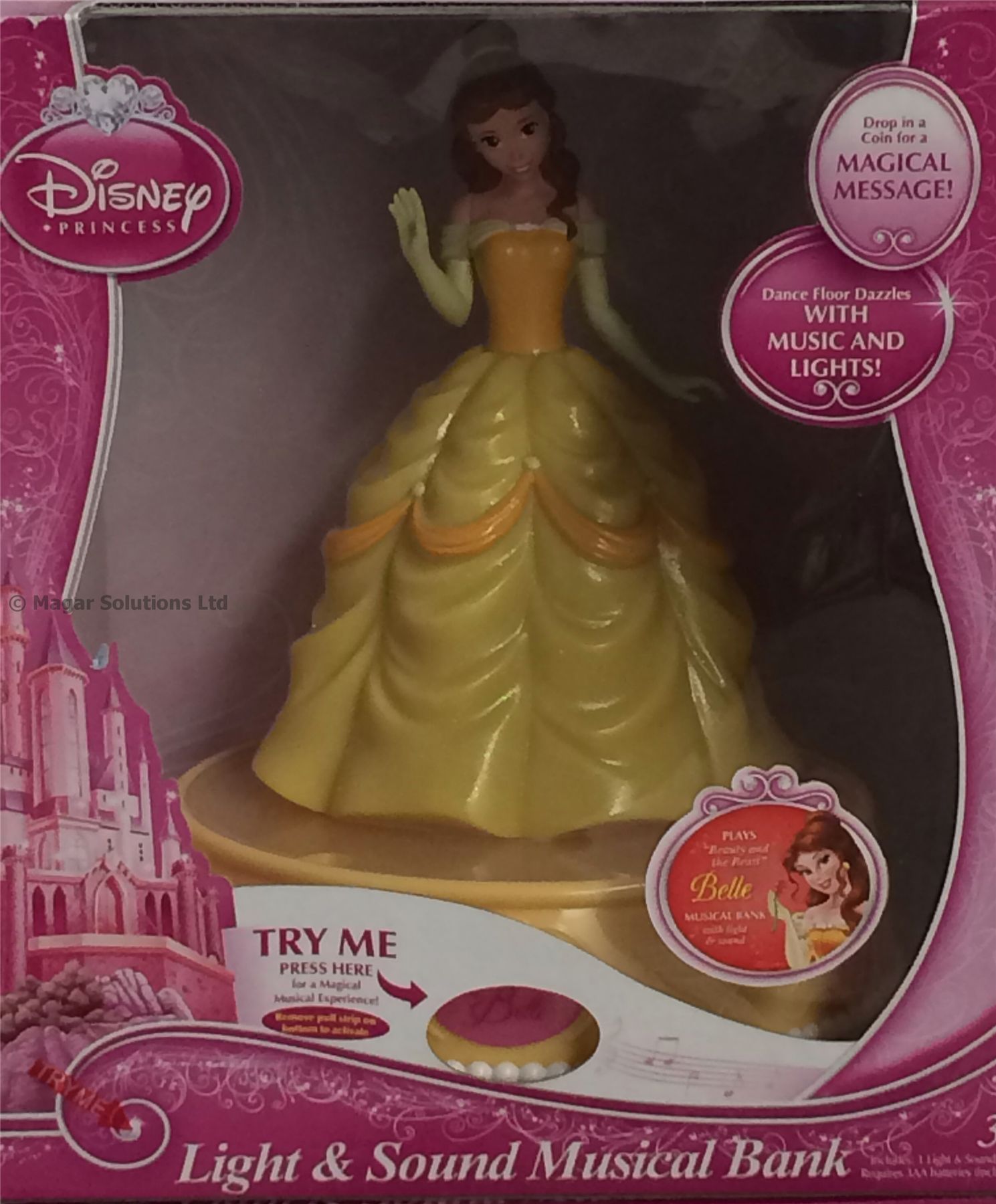 Disney Princess Magical Light & Sound Musical Singing Money Bank/Box eBay