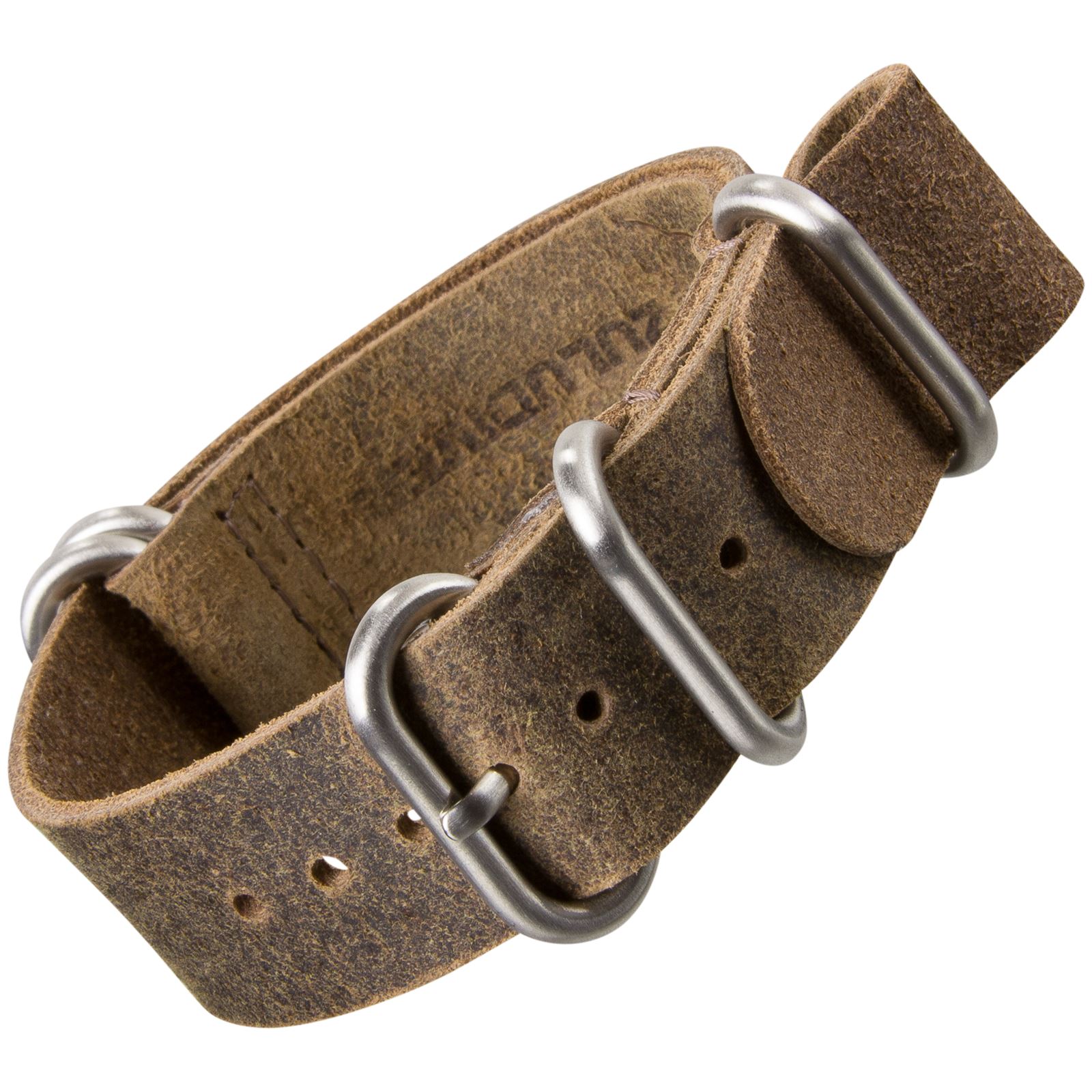 ZULUDIVER Genuine Leather Watch Strap ZULU Distresso 20mm 22mm eBay