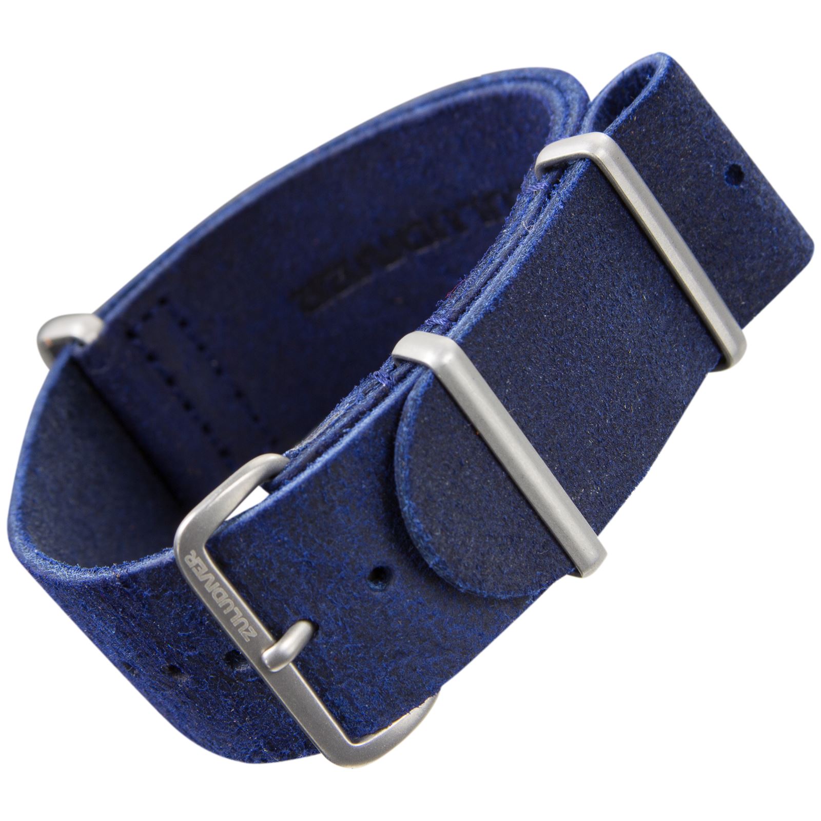 ZULUDIVER® Genuine Leather Watch Strap Suede Type NATO 20mm 22mm SALE