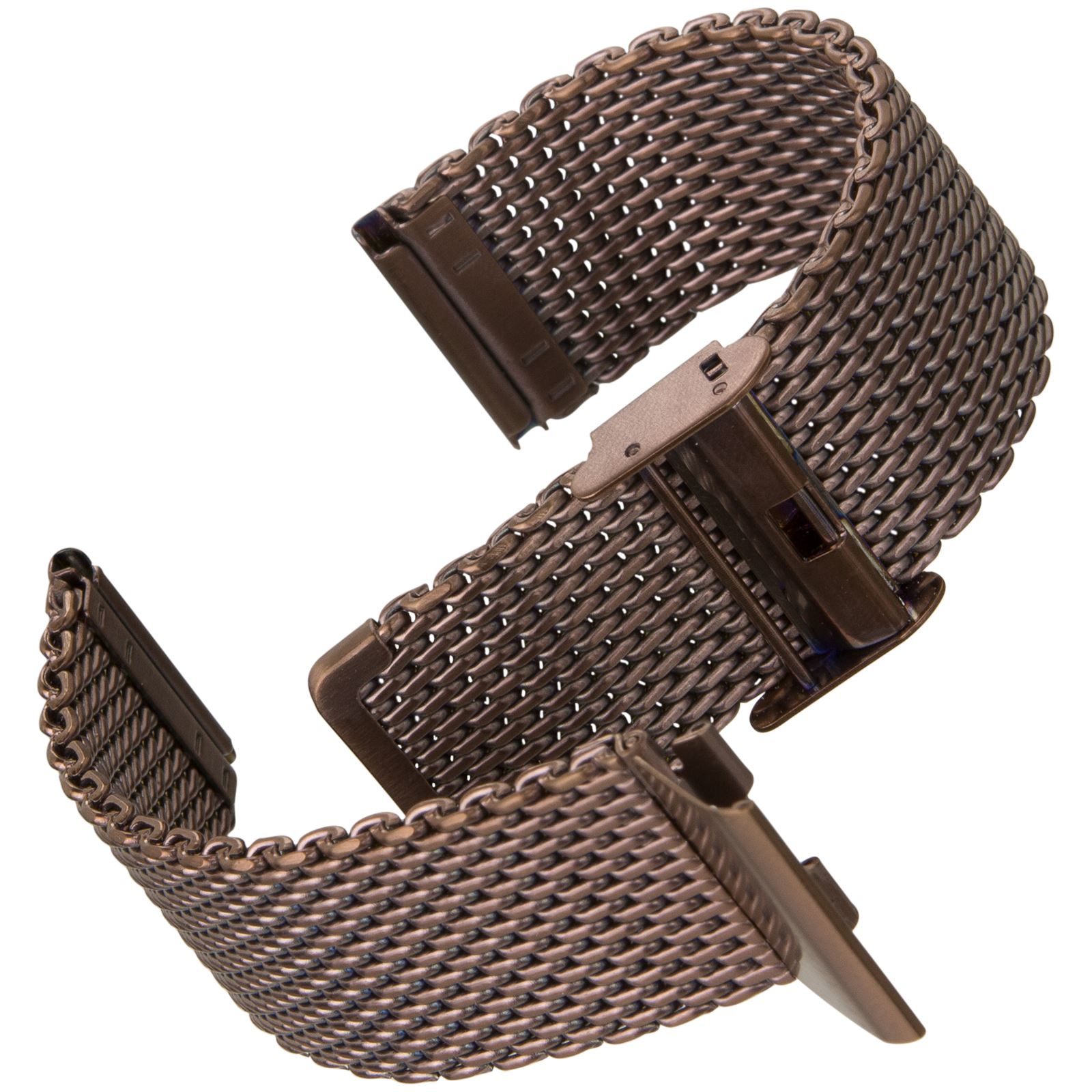Bracelet Montre Maille Milanaise Acier Inoxydable Quick Release - Ajustable Et Élégant Pour Remplacement