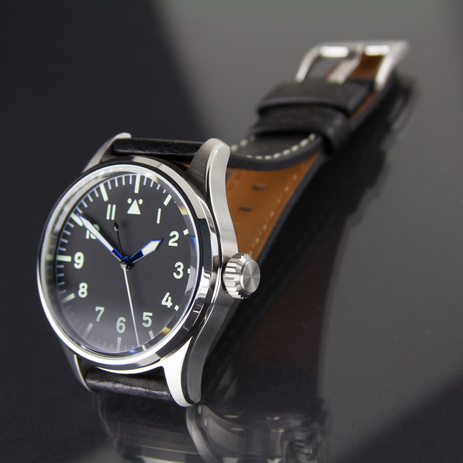 Geckota K1 Mechanical Automatic Miyota 8215 Pilot's Watch Flieger Design 44mm - Zdjęcie 11 z 17
