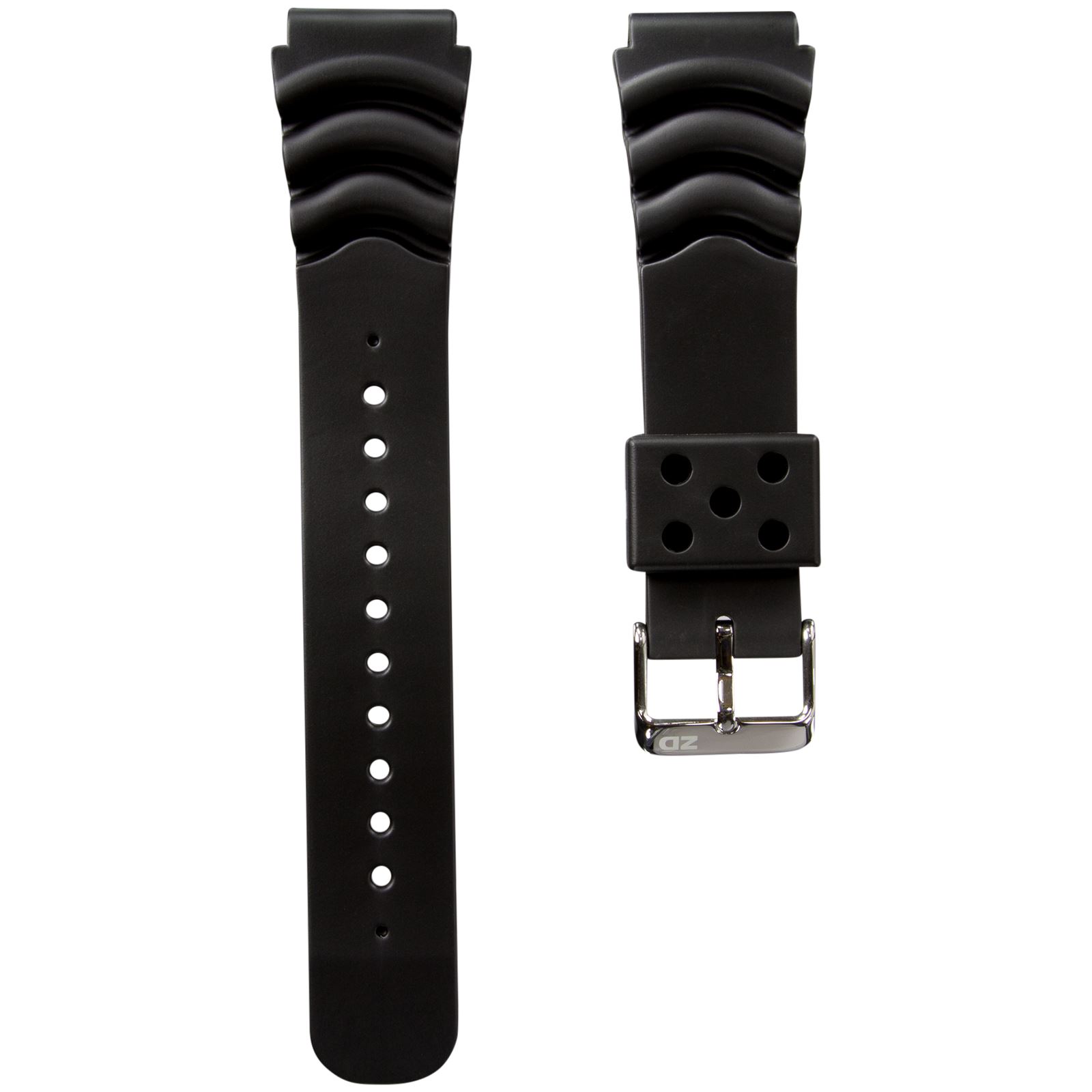 ZULUDIVER PU PVC Rubber Dive Watch Strap for SEIKO / CITIZEN 20 22mm eBay