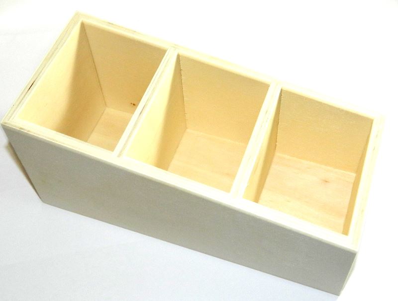 Unfinished Wood Desk Organizer