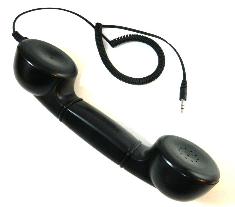 Retro Black Telephone Style Headset iPhone/Nokia/Samsung MY1976 eBay