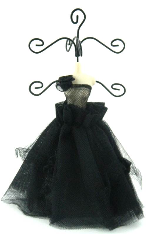 Mannequin Jewellery Necklace Display Holder Stand Black Dress MY1017 eBay