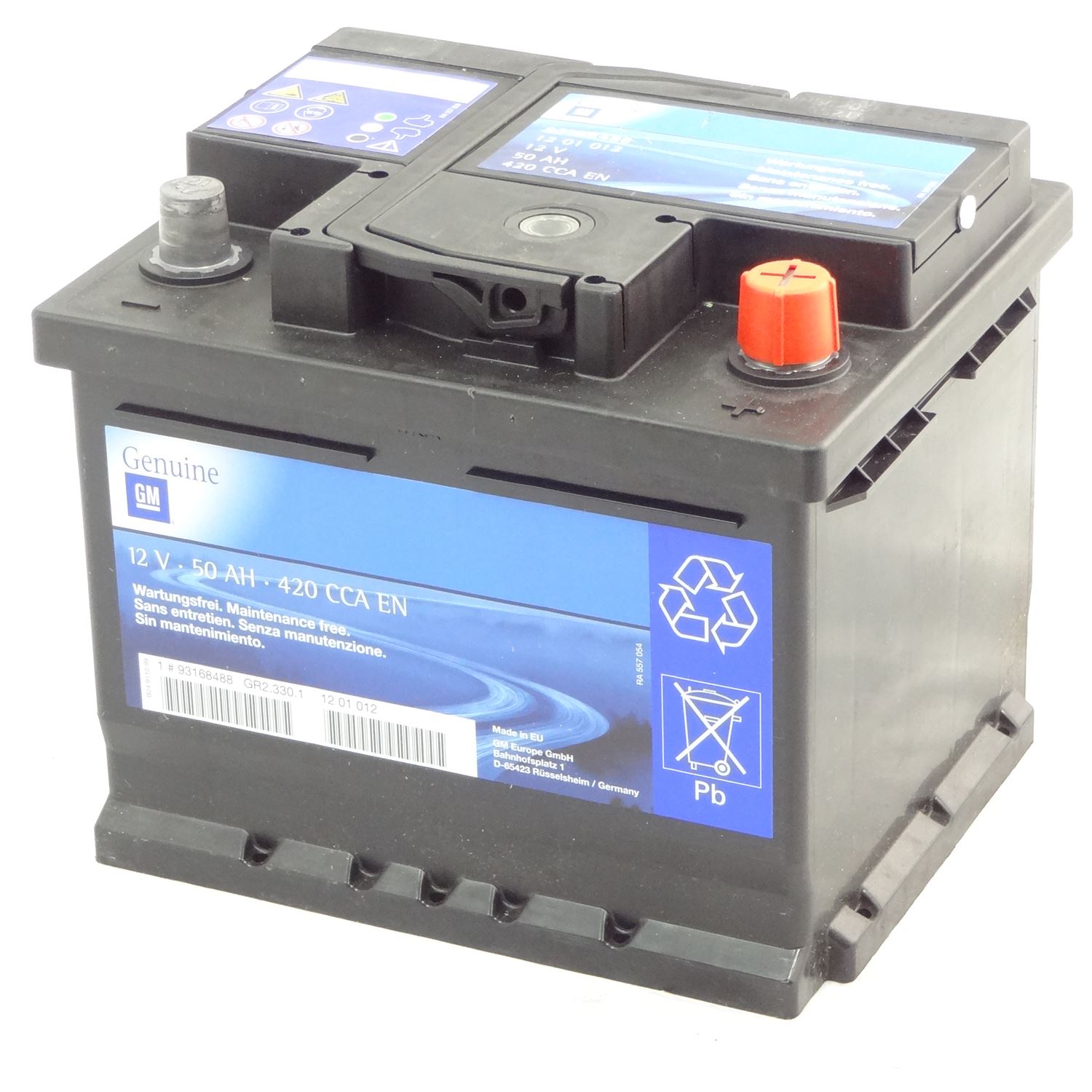 Genuine Vauxhall Astra H Astra J Zafira B Zafirac Meriva A Battery GM