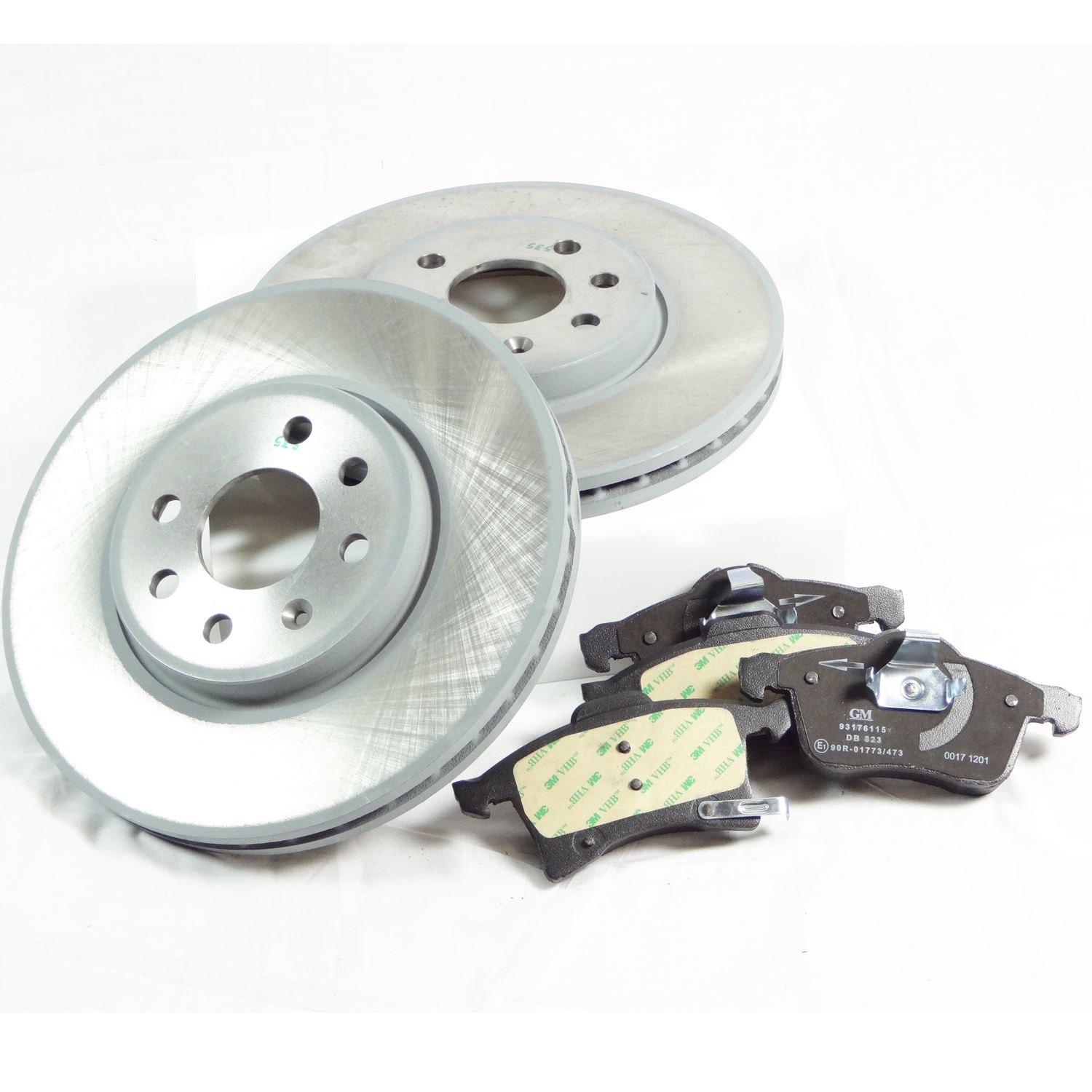Genuine Vauxhall Combo 01+ Meriva 0310 Front Brake Disc & Pad Kit