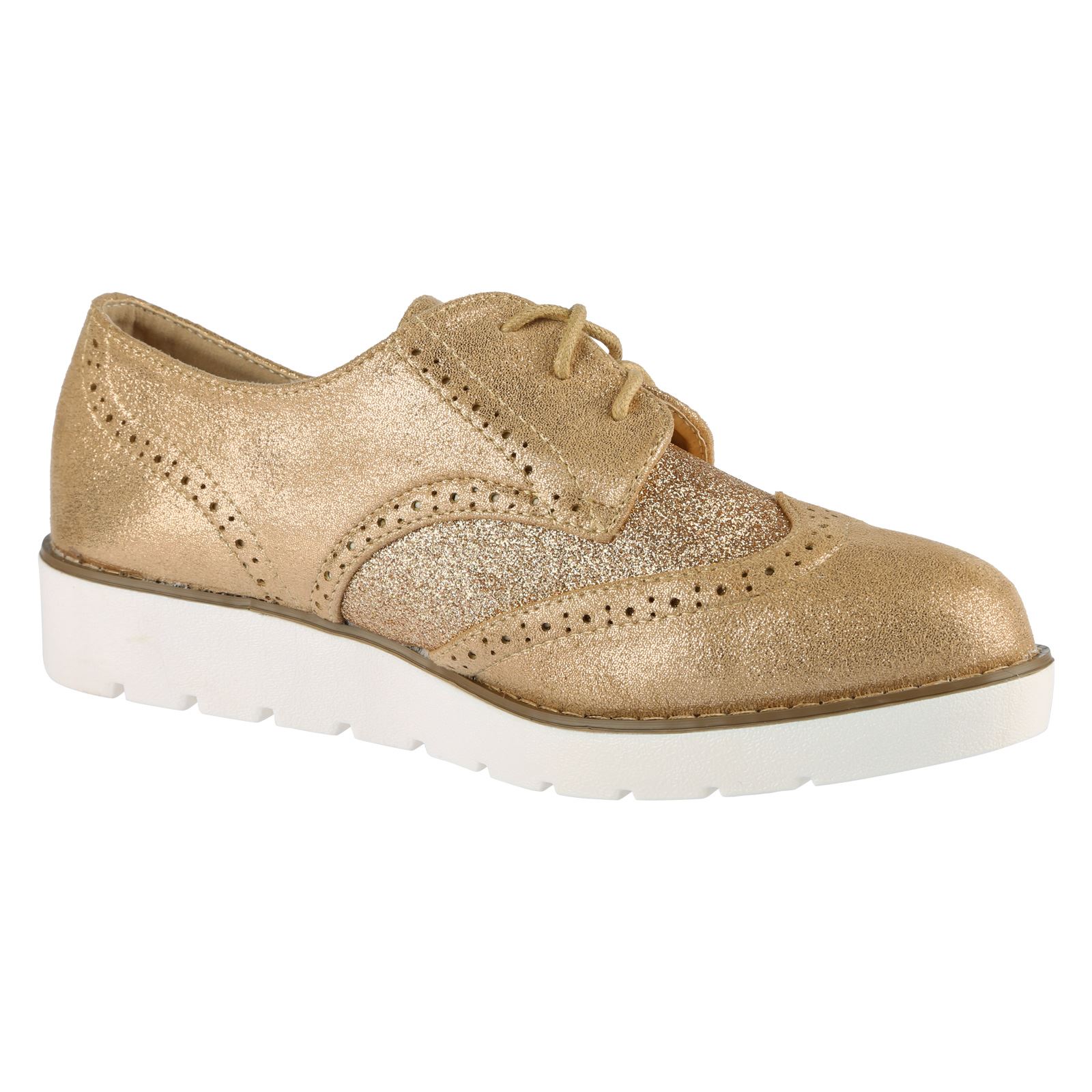 womens oxford lace up shoes womens brogues lace up glitter shimmer two tone womens oxford lace up shoes womens brogues lace up glitter shimmer two tone