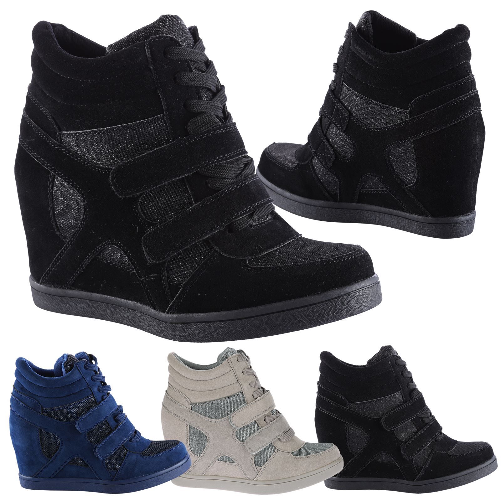 edie womens wedges heels glitter shimmer edie womens wedges heels glitter shimmer