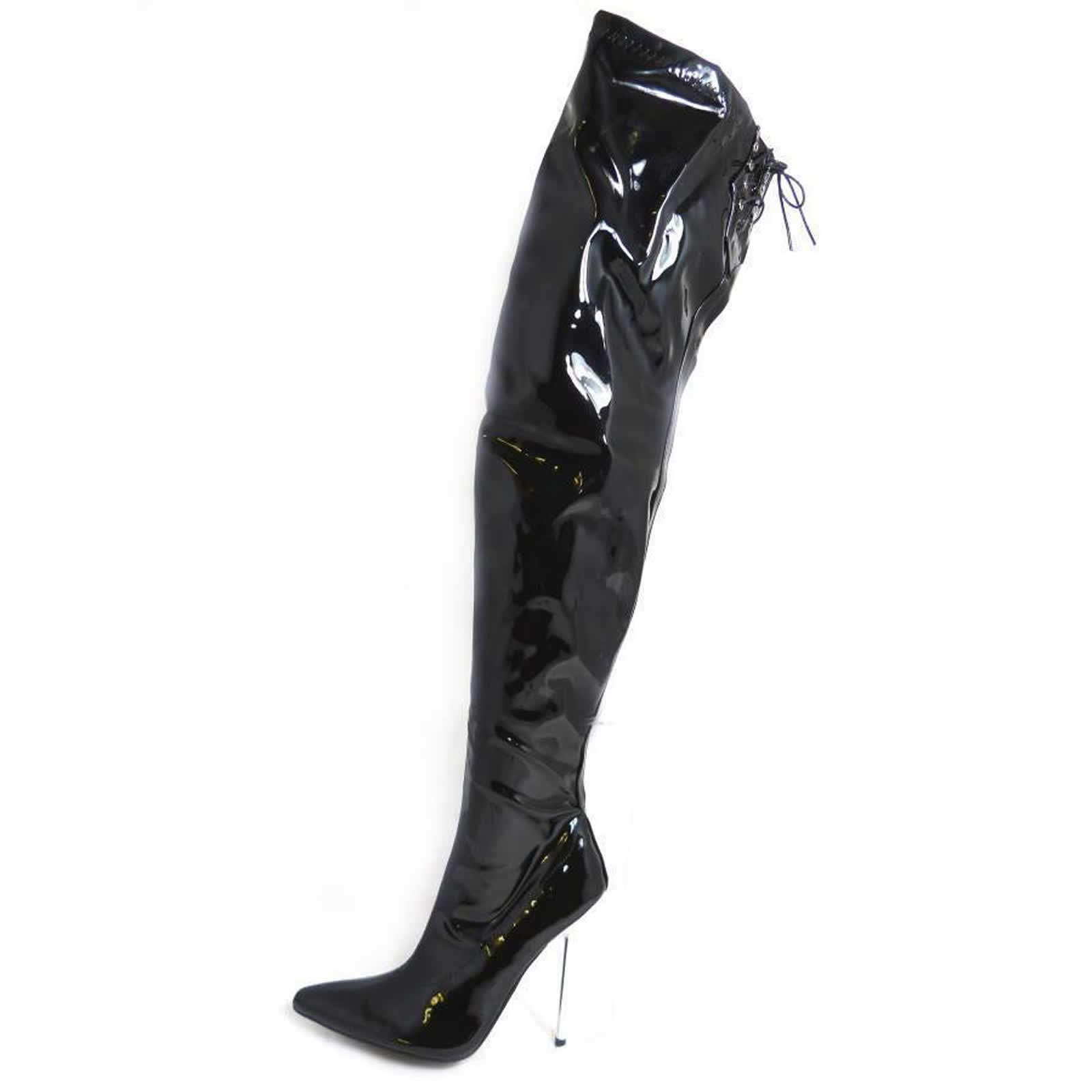 mens knee high lace up boots
