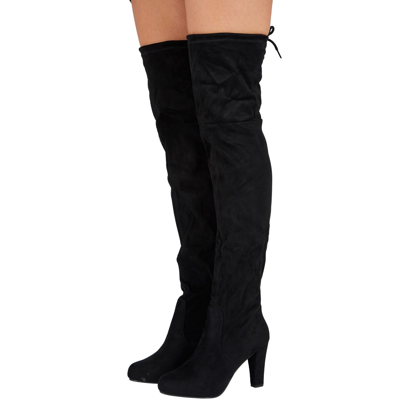 the knee tie up boots new womens the knee thigh boots high block the knee tie up boots new womens the knee thigh boots high block