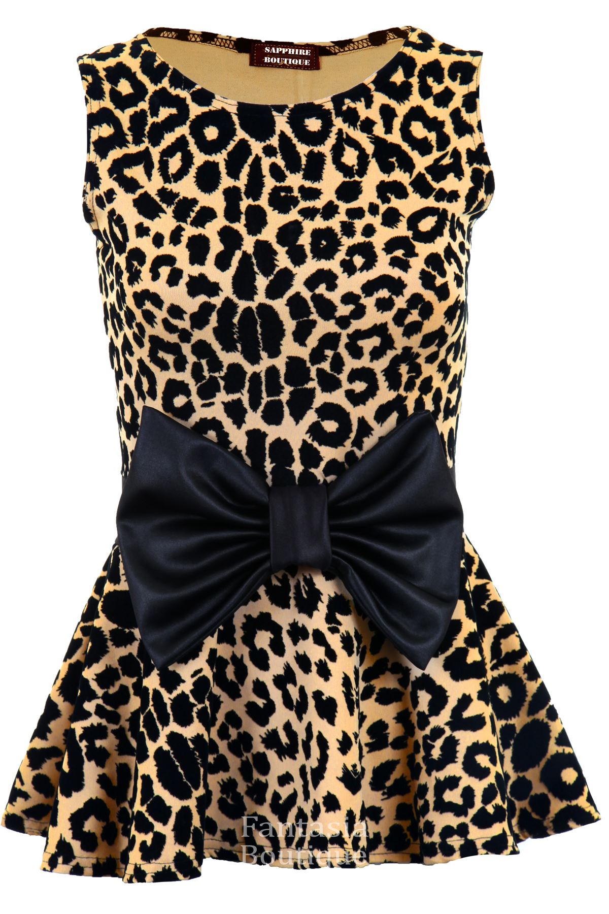 peplum bow top