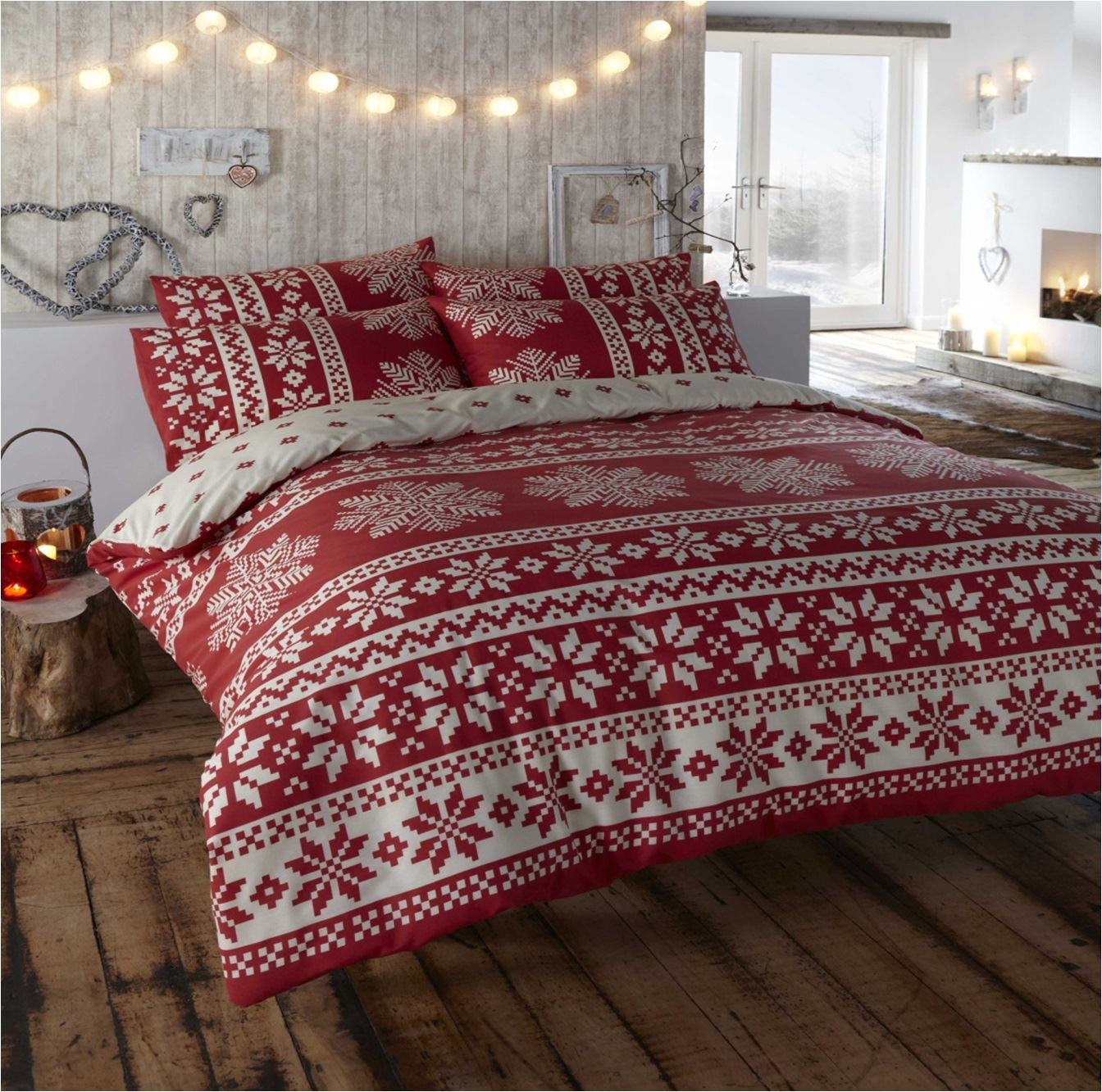 Christmas Kids Quilt Duvet Cover Bedding Bed Sets 5 Sizes Festive Santa