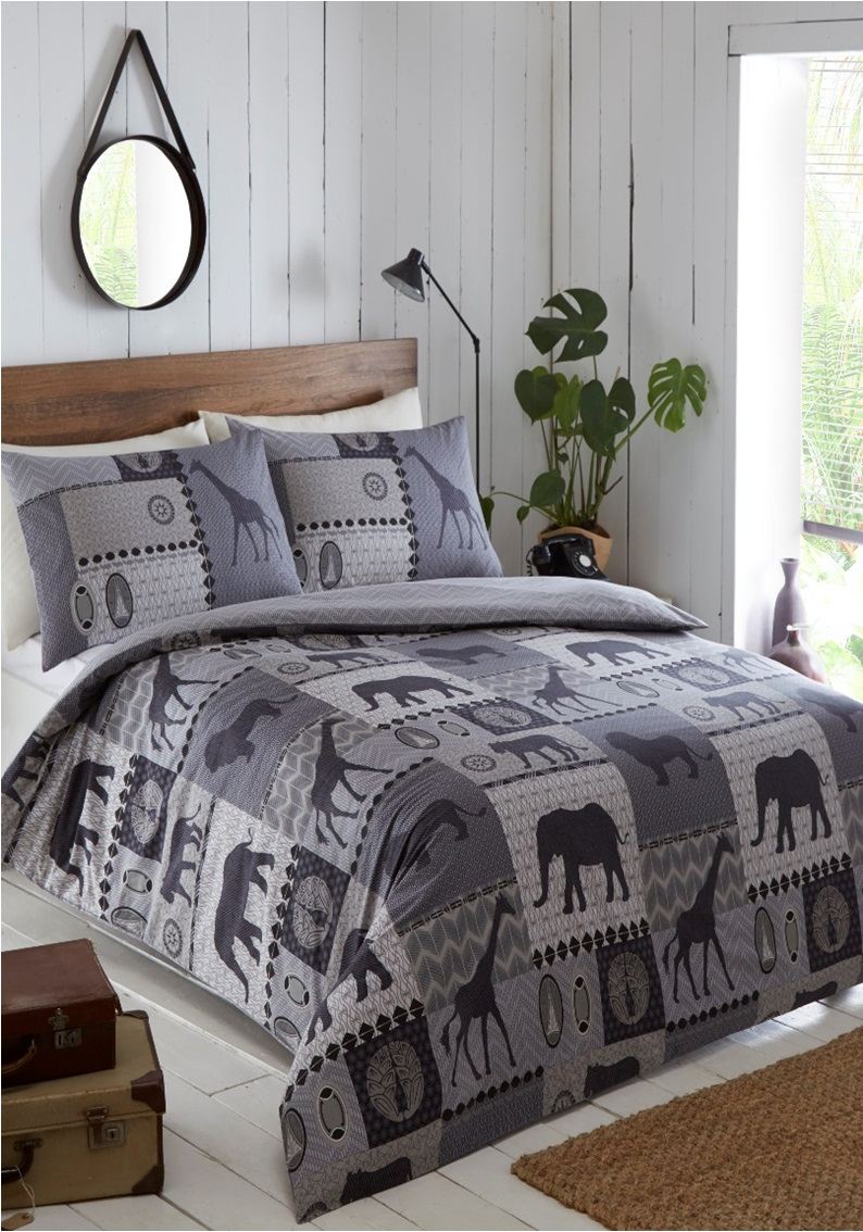 Luxury Indian Ethnic Print King Bed Duvet Quilt Cover Bedding Set