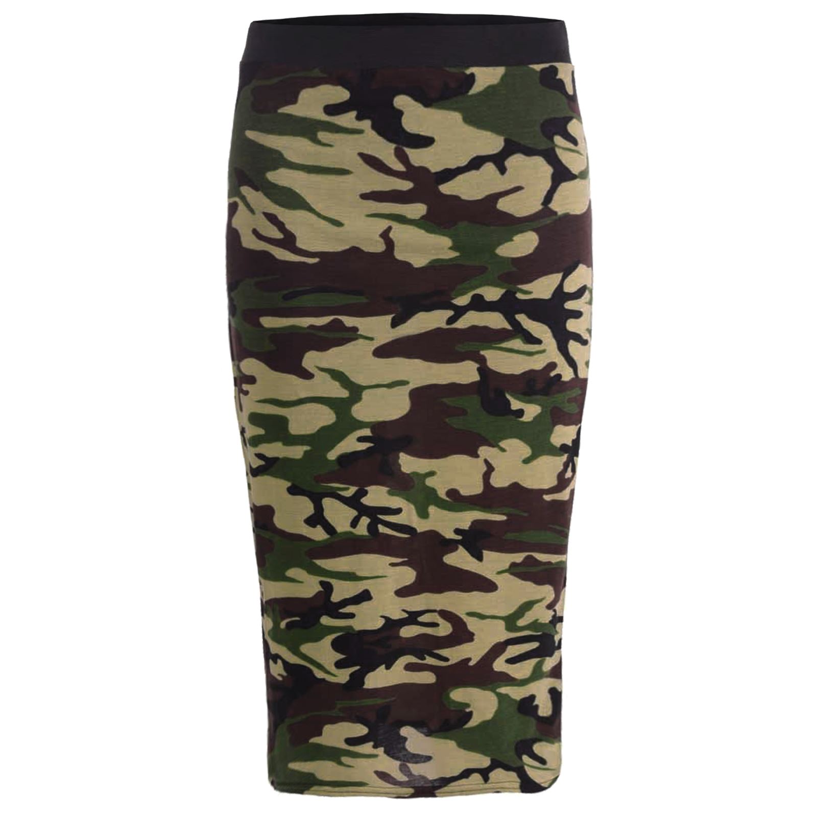 NUEVA FALDA MOVIBLE TUBO CINTURA ALTA BODYCON ESTAMPADO LISO LÁPIZ MIDI MUJER DAMAS - Imagen 49 de 53