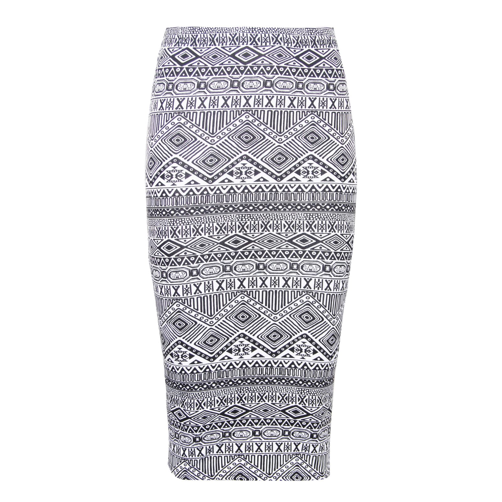 NUEVA FALDA MOVIBLE TUBO CINTURA ALTA BODYCON ESTAMPADO LISO LÁPIZ MIDI MUJER DAMAS - Imagen 10 de 53