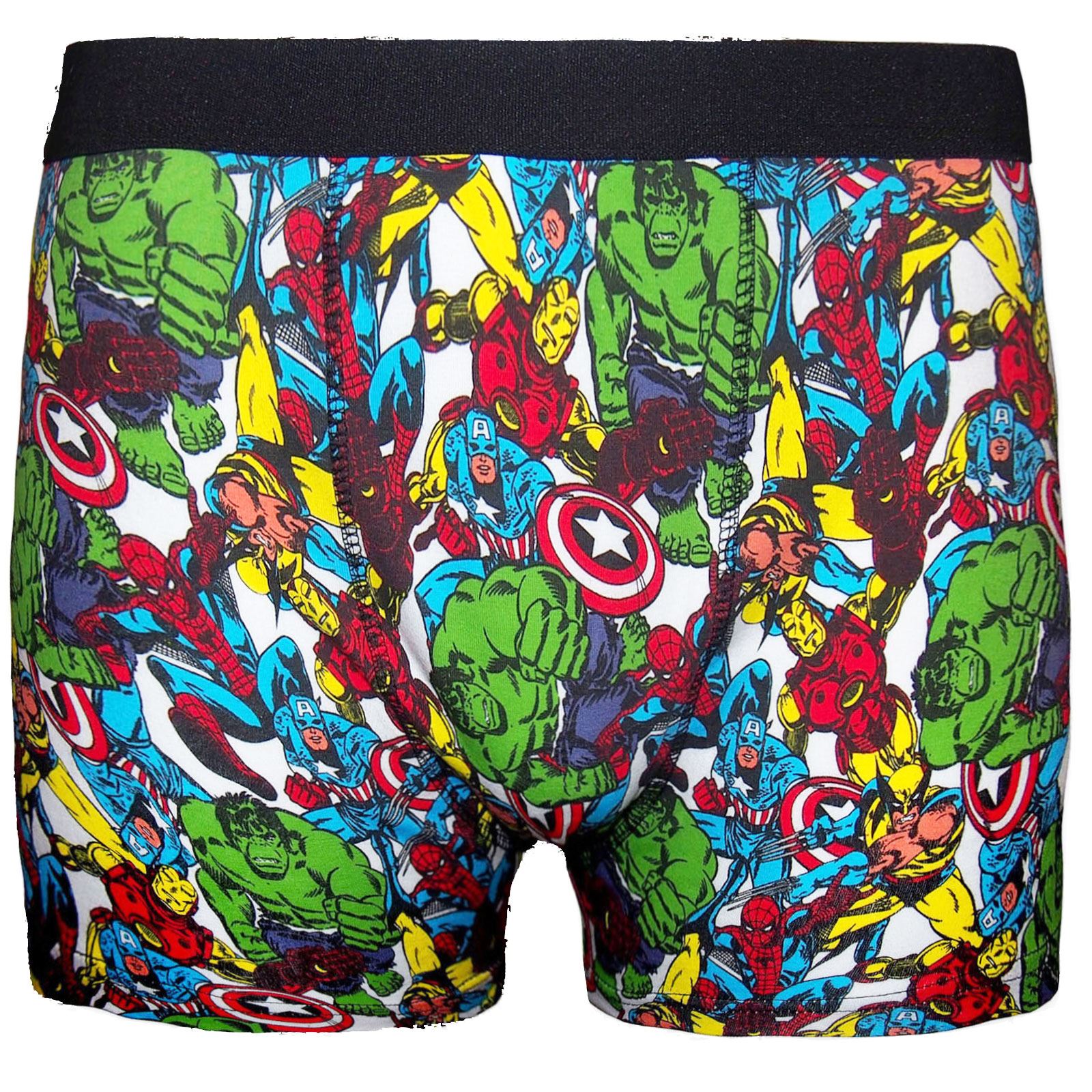 NEW MENS CHARACTER COMIC PRINT BOXERS UNDERWEAR TRUNKS BRIEFS GIFT