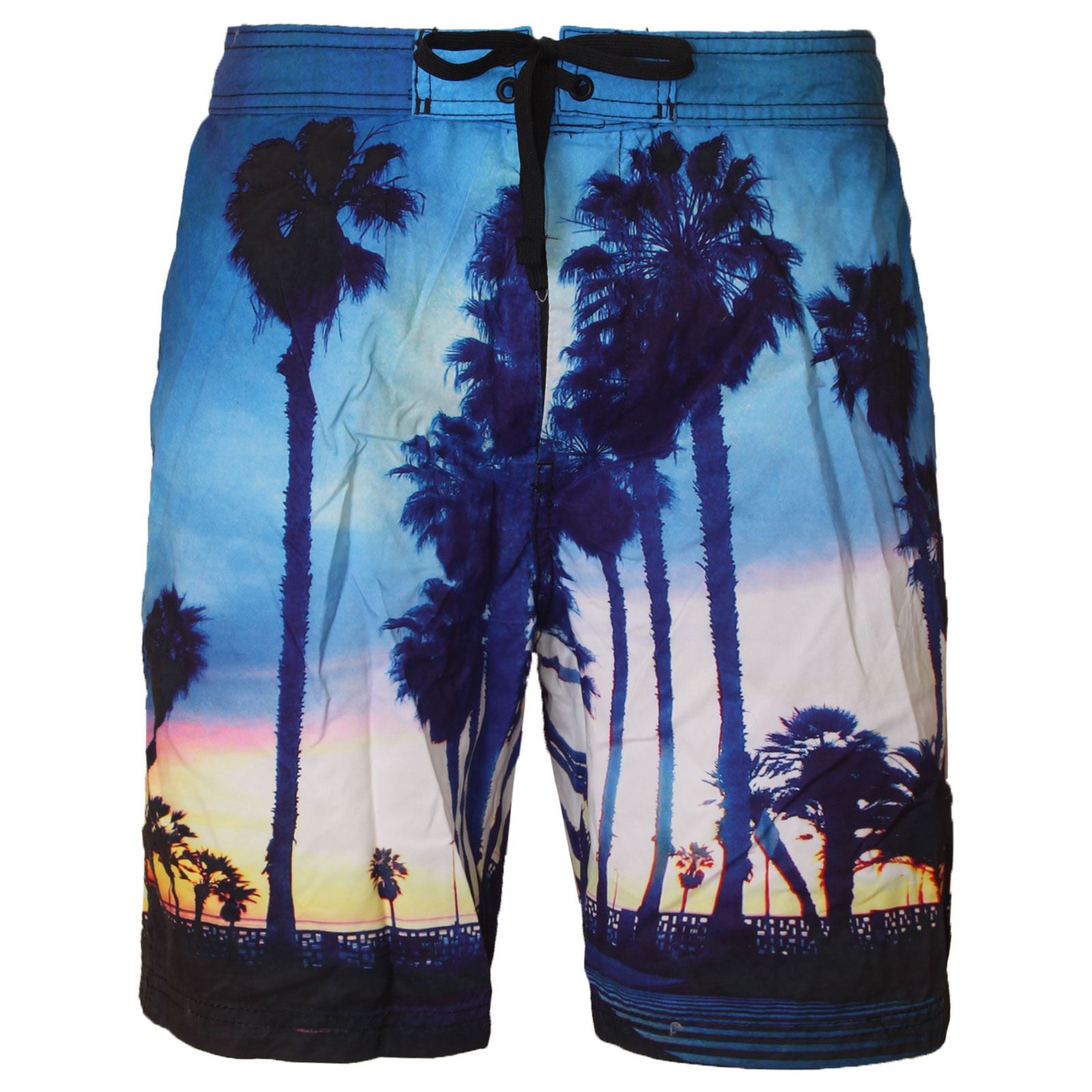 NEW MENS BOYS SURF SUMMER FLOWER SHORTS HAWAIIAN ELASTICATED BEACH SIZE