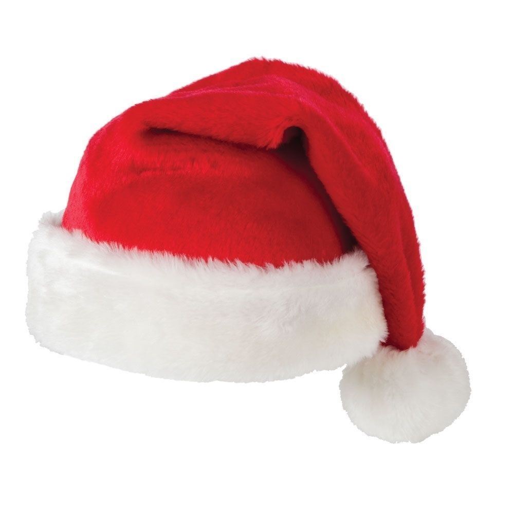 adult red father christmas velvet xmas hat santa party or adult red father christmas velvet xmas hat santa party or
