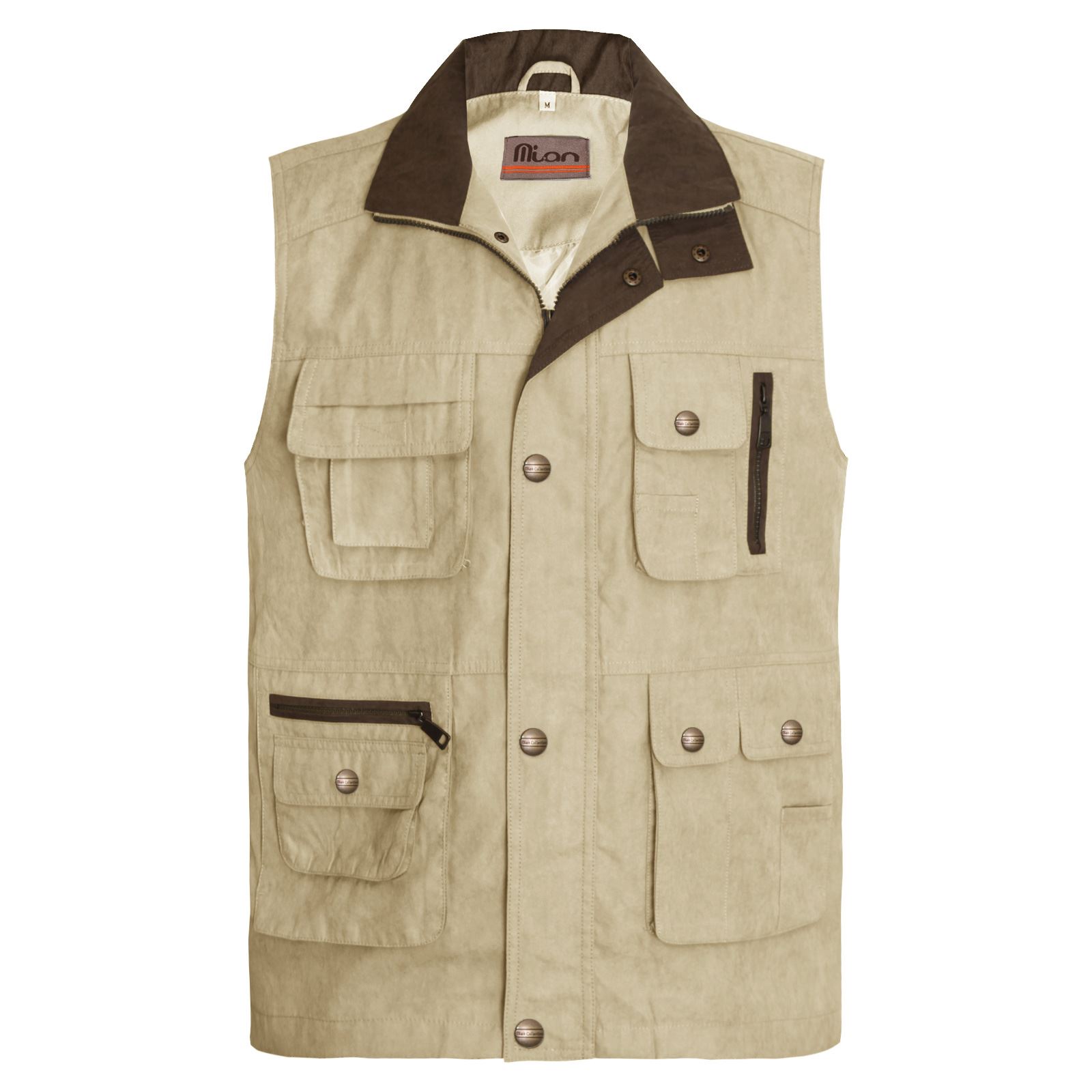 MENS BODY WARMER GILET HIKING WAISTCOAT SLEEVELESS SAFARI PADDED JACKET