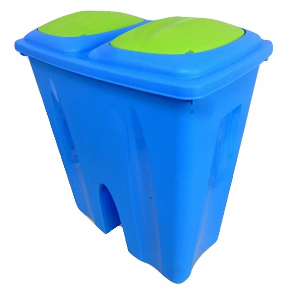 50L Double Recycling Waste Bin uo Rubbish Disposal Various Colours Huge