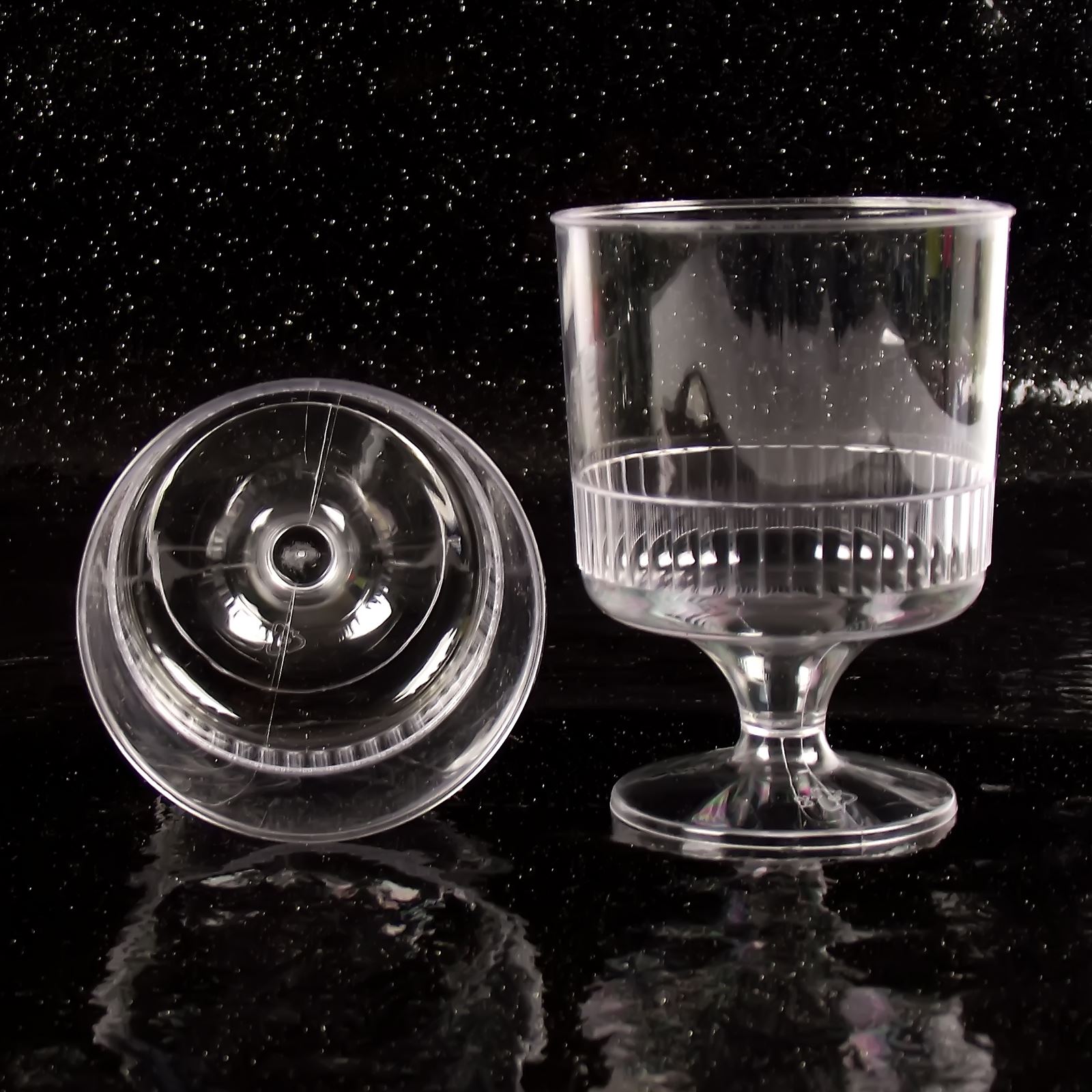 Disposable Canape Dishes Dessert Cups Clear Plastic Lids ALL TYPES MEGA