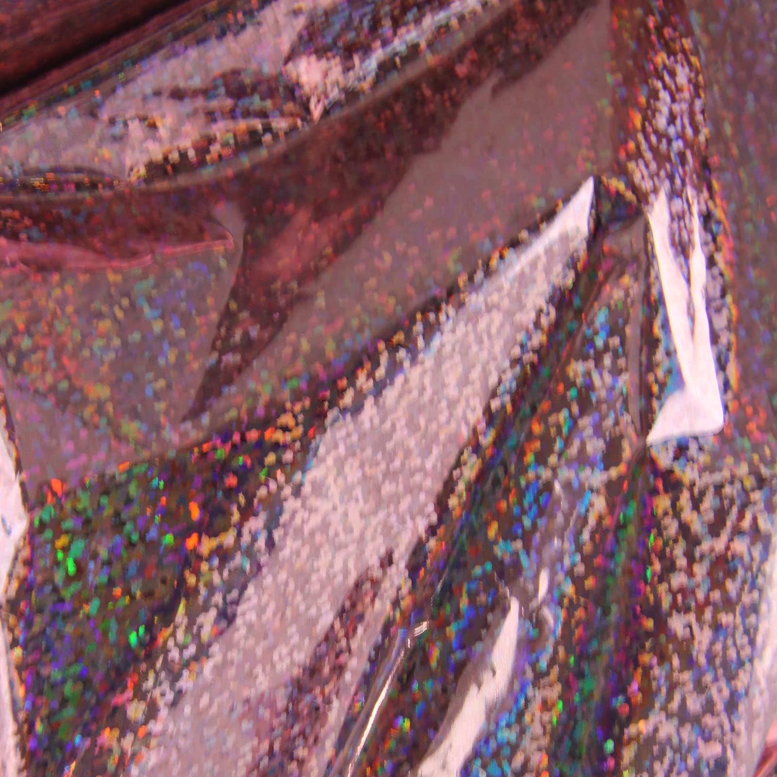 Multicolour 3D Effect Holographic Plastic! Art Craft Wrapping Paper