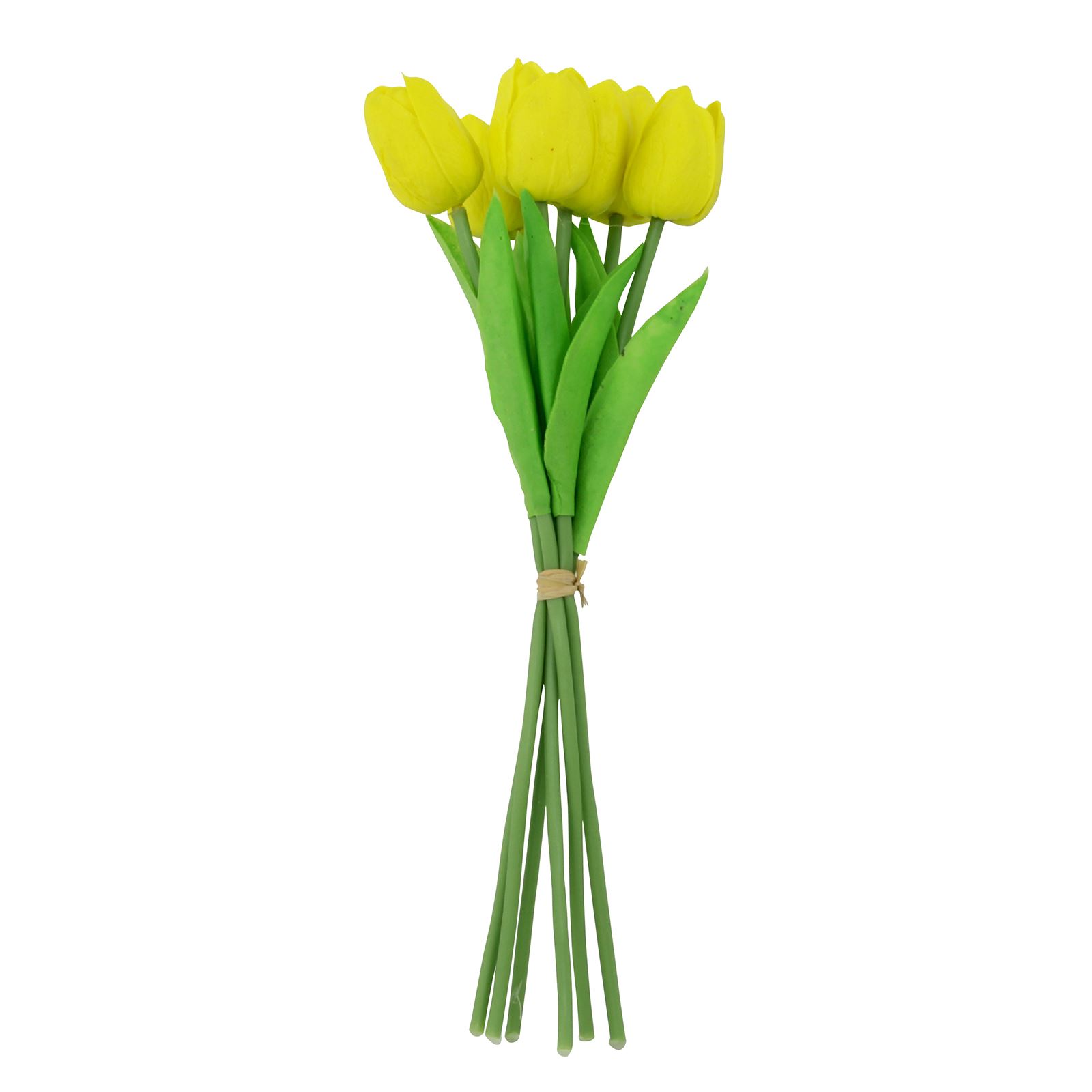 Bundle of 6 Real Touch Tulips! Artificial Flower Stems Bundle Bouquet