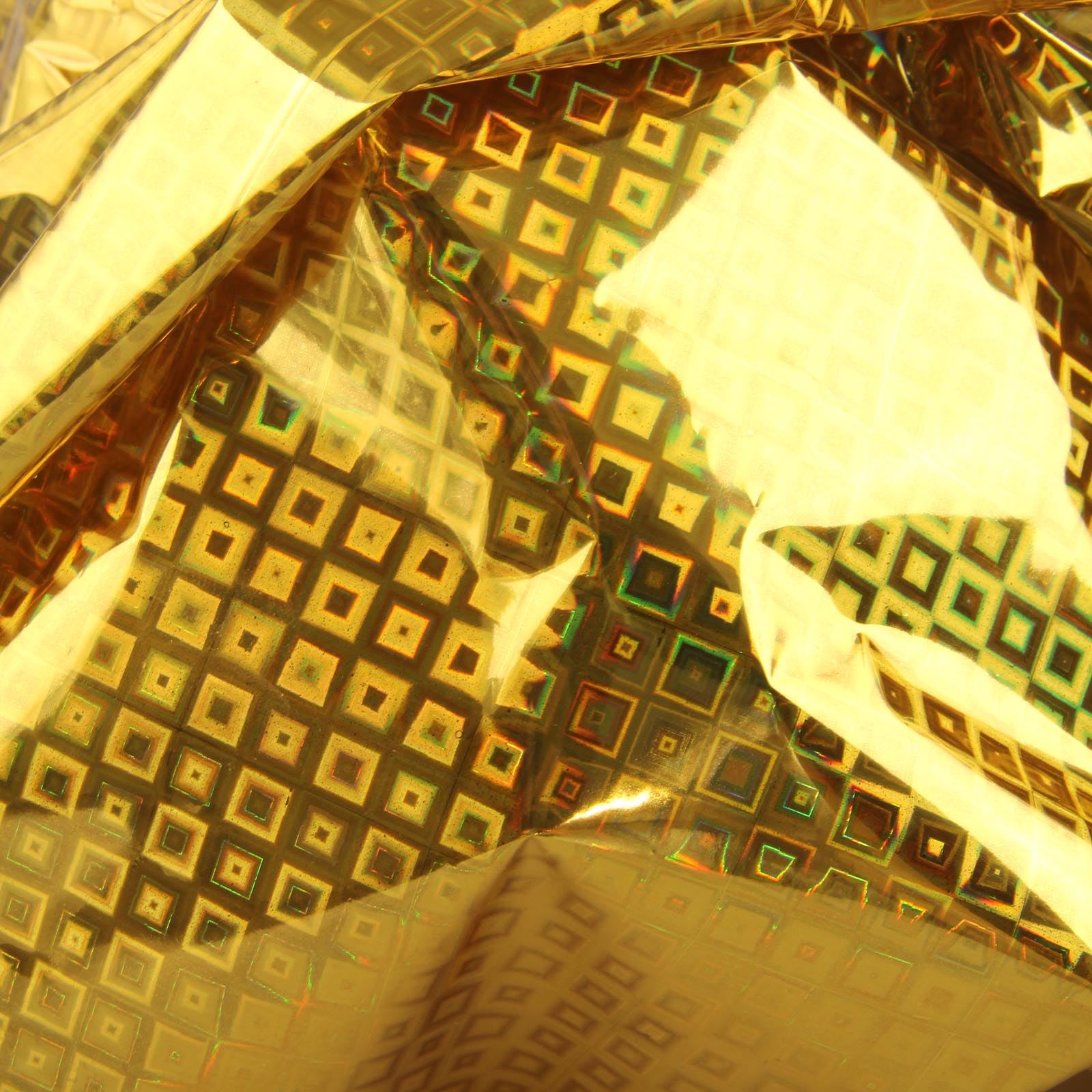 Multicolour 3D Effect Holographic Plastic! Art Craft Wrapping Paper