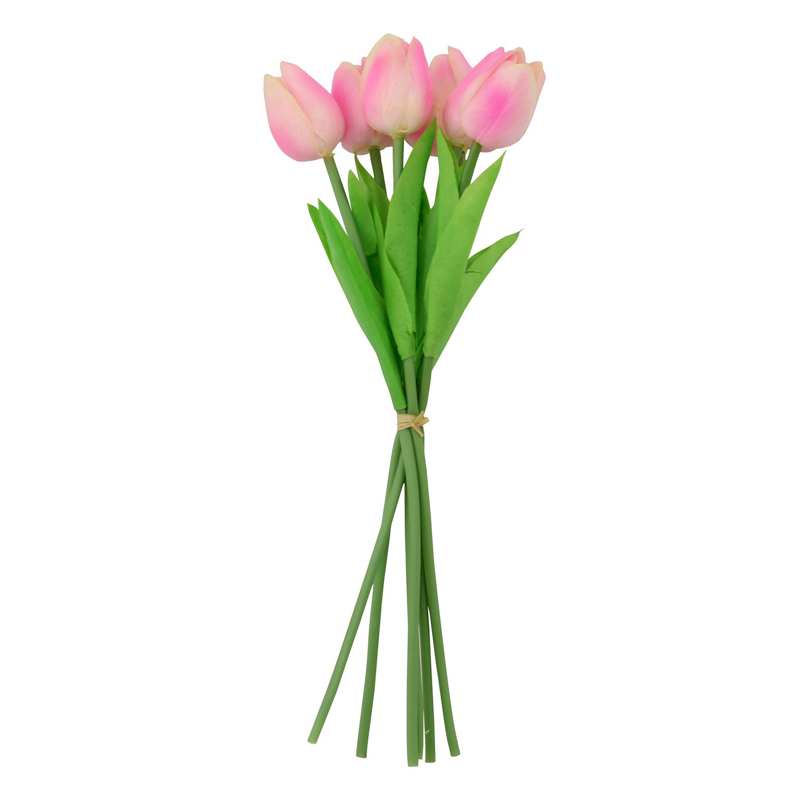 Bundle of 6 Real Touch Tulips! Artificial Flower Stems Bundle Bouquet