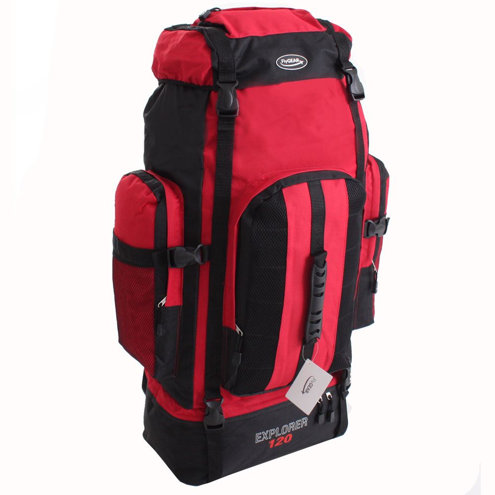 Extra Large 120 Litres Travel Camping Hiking Holiday Rucksack Backpack