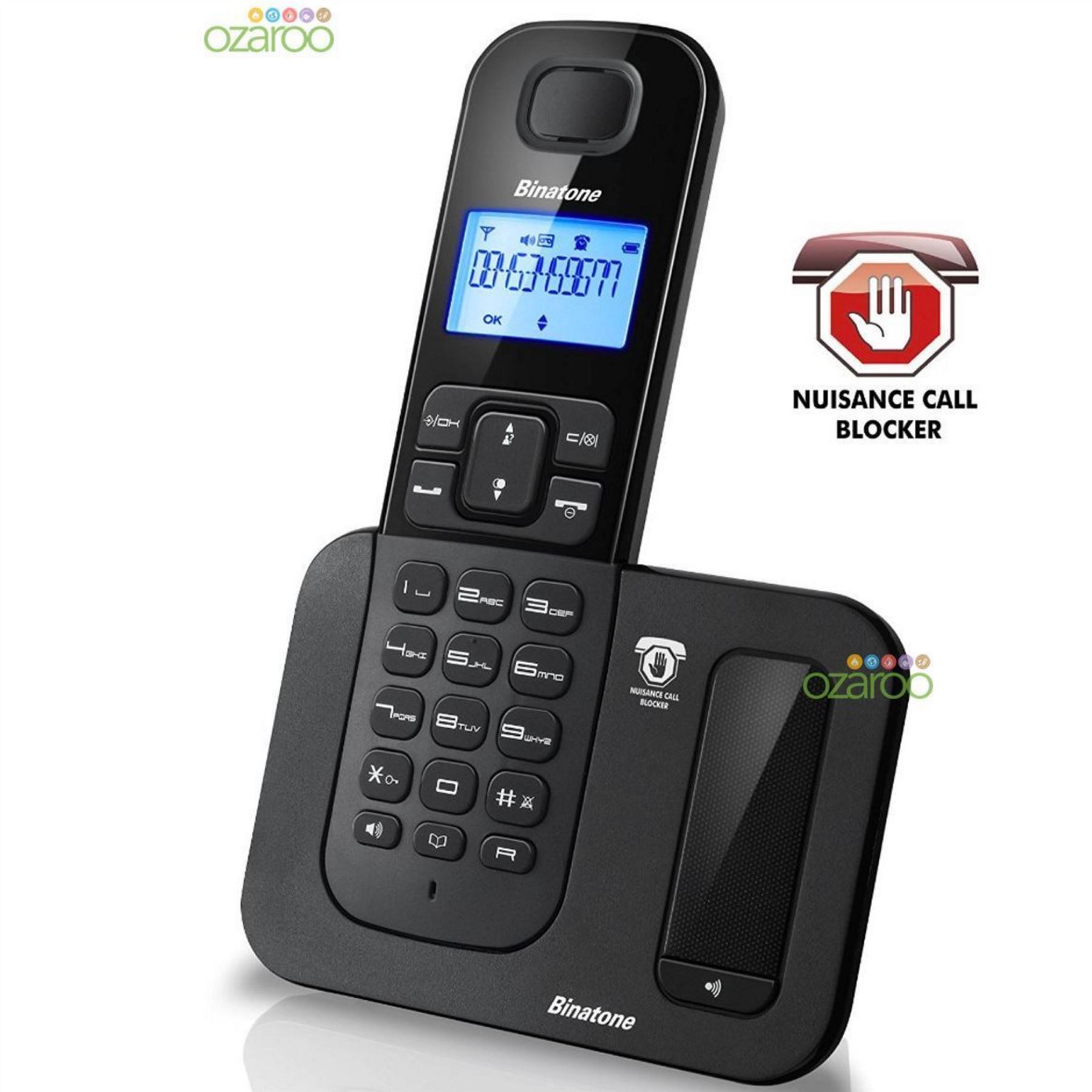 Binatone Shield 6015 Modern Home Cordless Phone + Answer Machine & Call Blocker eBay