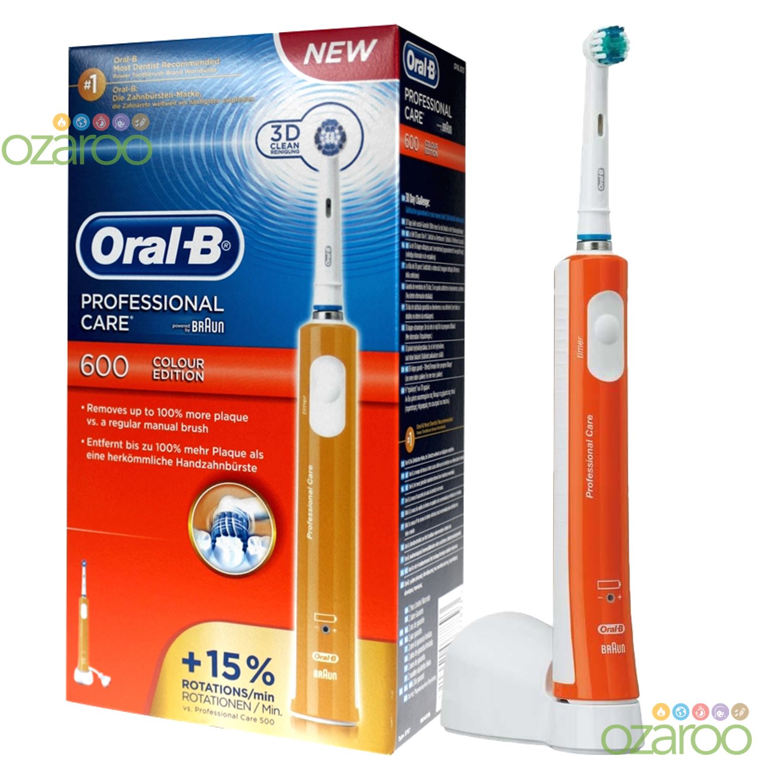 Braun OralB Professional Care PC600 Electric Toothbrush Limited