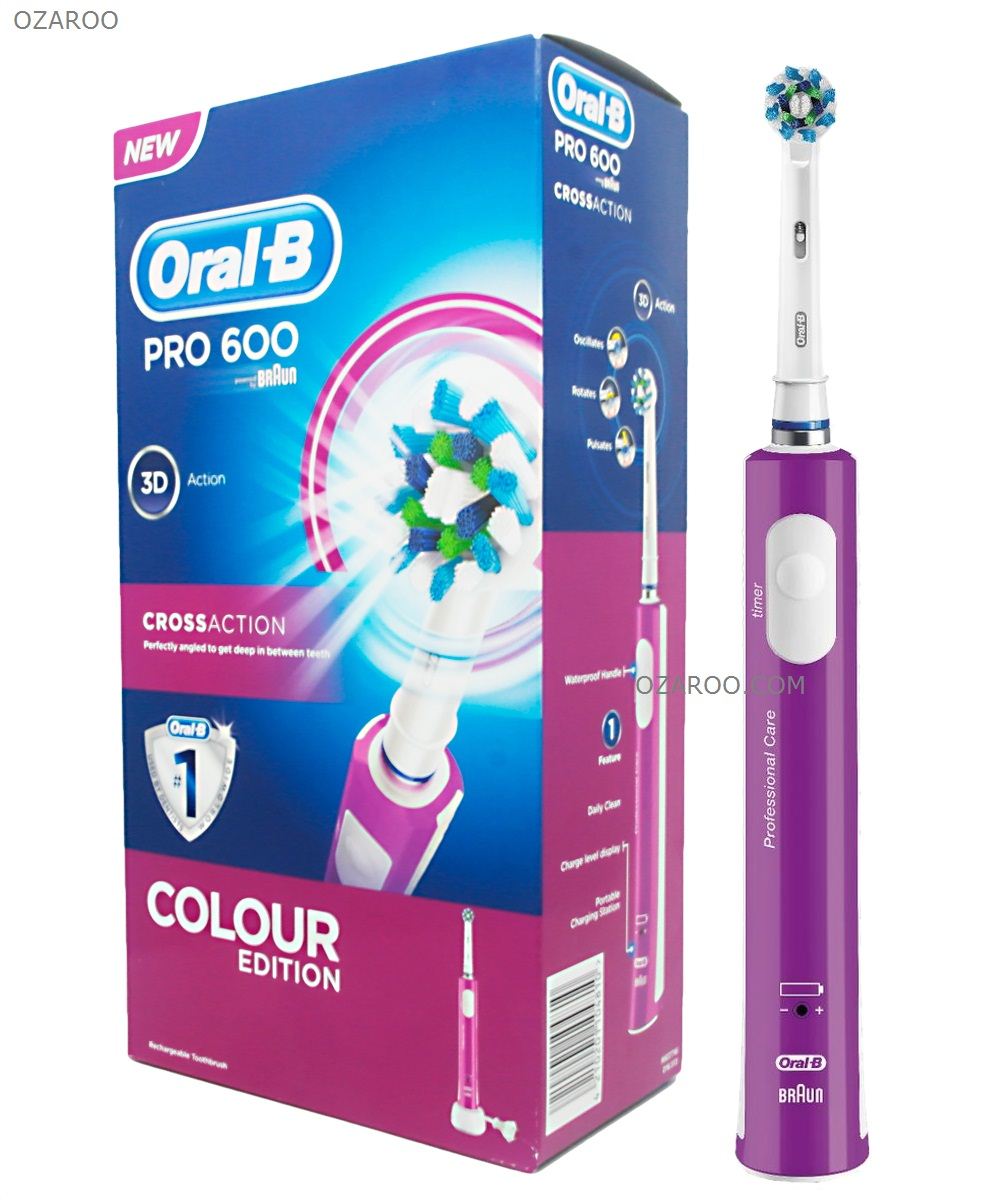 oral b 600 cross action electric toothbrush