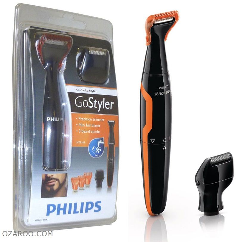 Philips NT9145 Mens Precision Beard Moustache Go Styler Facial Detail