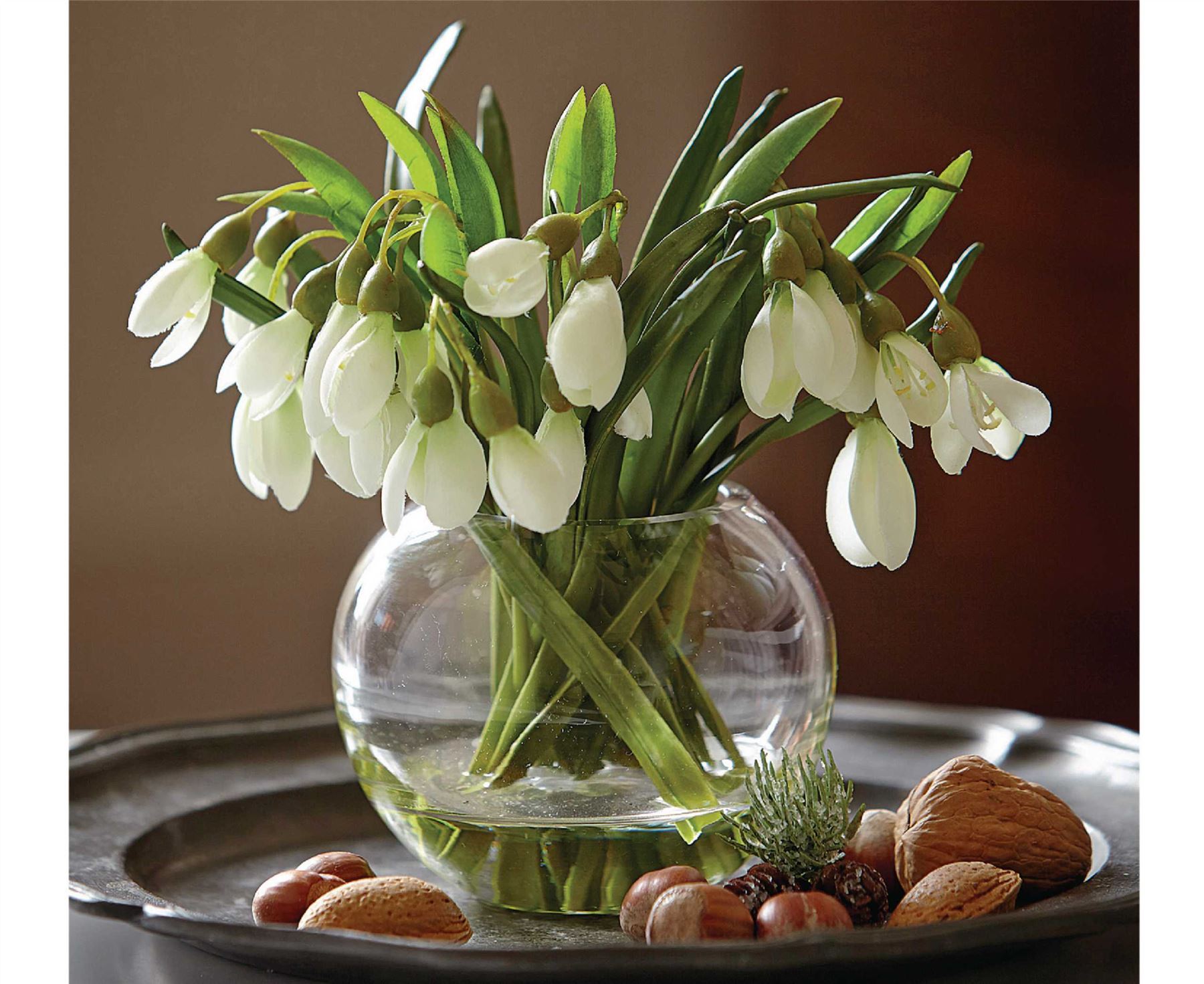 Bloom Snowdrop Arrangement Artificial Flower Spring Decoration Plant