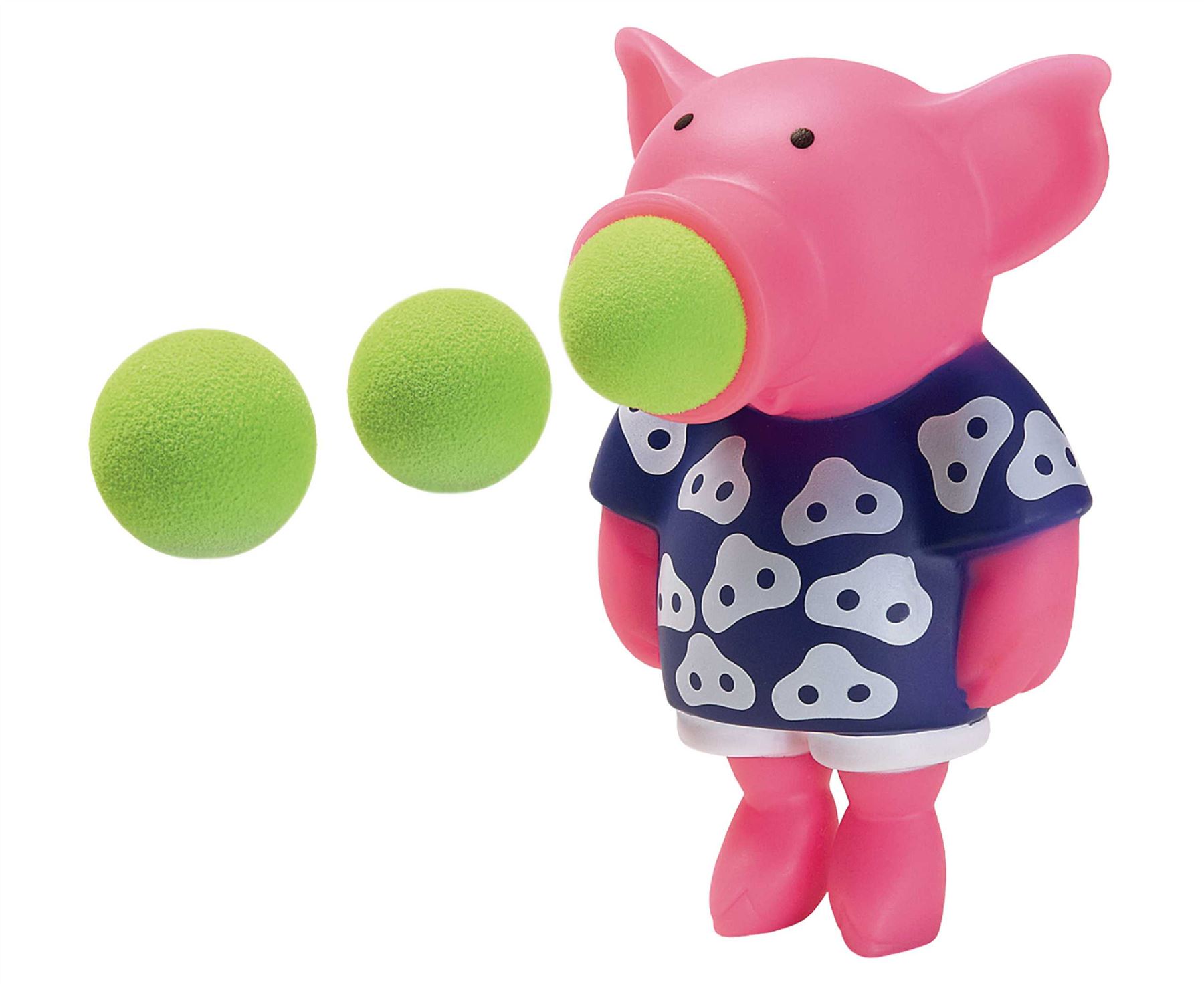 Childrens Animal Popper Soft Foam Ball Launcher Indoor Outdoor Fun Game